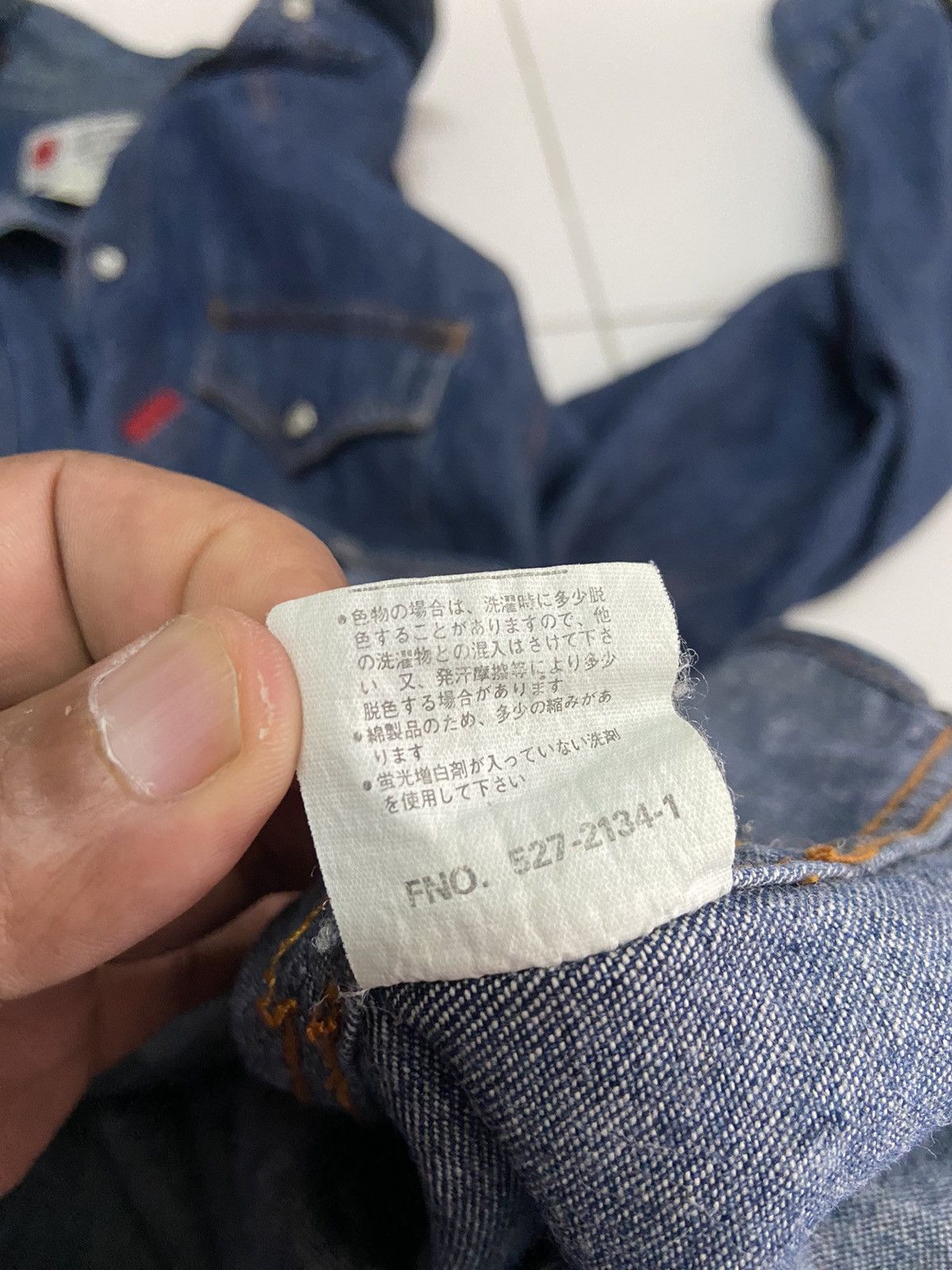 Japanese Brand VINTAGE LUCKY STRIKE WESTERN DENIM SHIRT Size US L / EU 52-54 / 3 - 11 Thumbnail