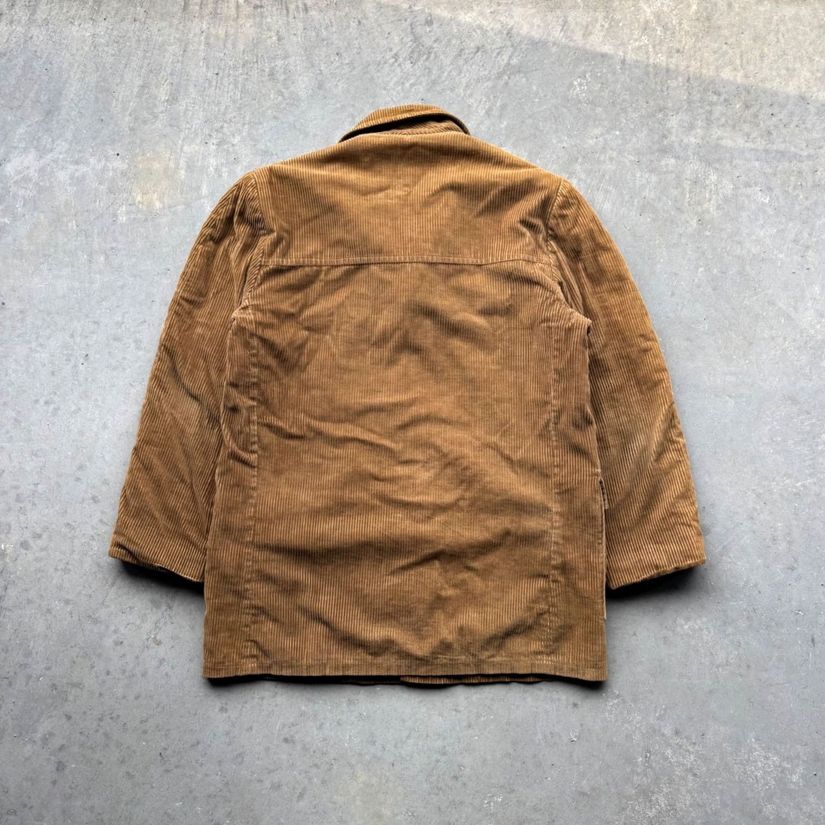 Vintage VINTAGE Montgomery Ward Corduroy Sherpa Lined Field Jacket Brown Mens Workwear Jacket Size US XXS / EU 40 - 2 Thumbnail