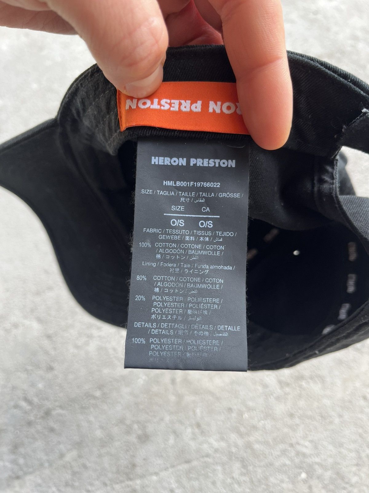 Heron Preston Heron Preston Big Embroidered Logo STYLE Cap like Supreme Hat Size ONE SIZE - 14 Thumbnail