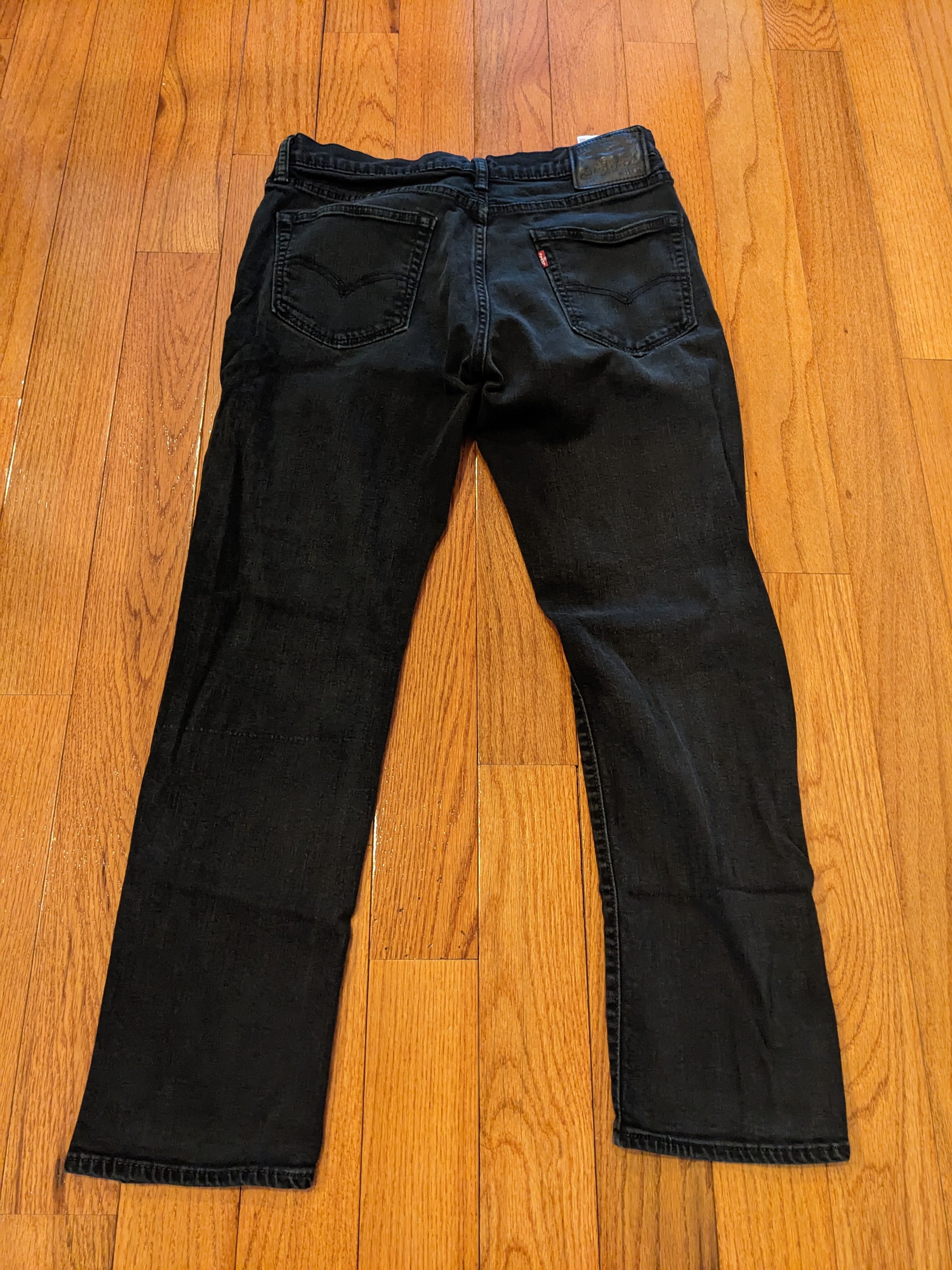 Levi's × Vintage Levis 511 33 x 30 Slim Fit Black Denim Jeans Size US 33 - 1 Thumbnail