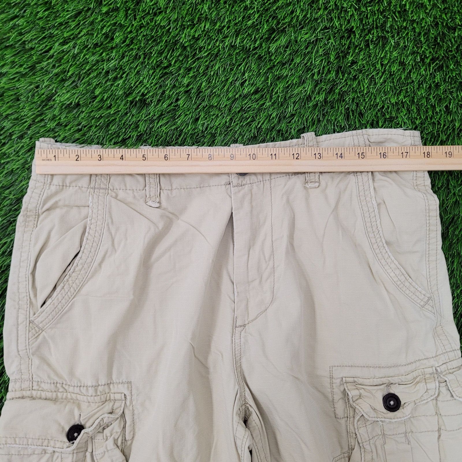 American Eagle Outfitters Vintage Y2K American Eagle Cargo Shorts 34x10 Baggy Size US 34 / EU 50 - 11 Thumbnail