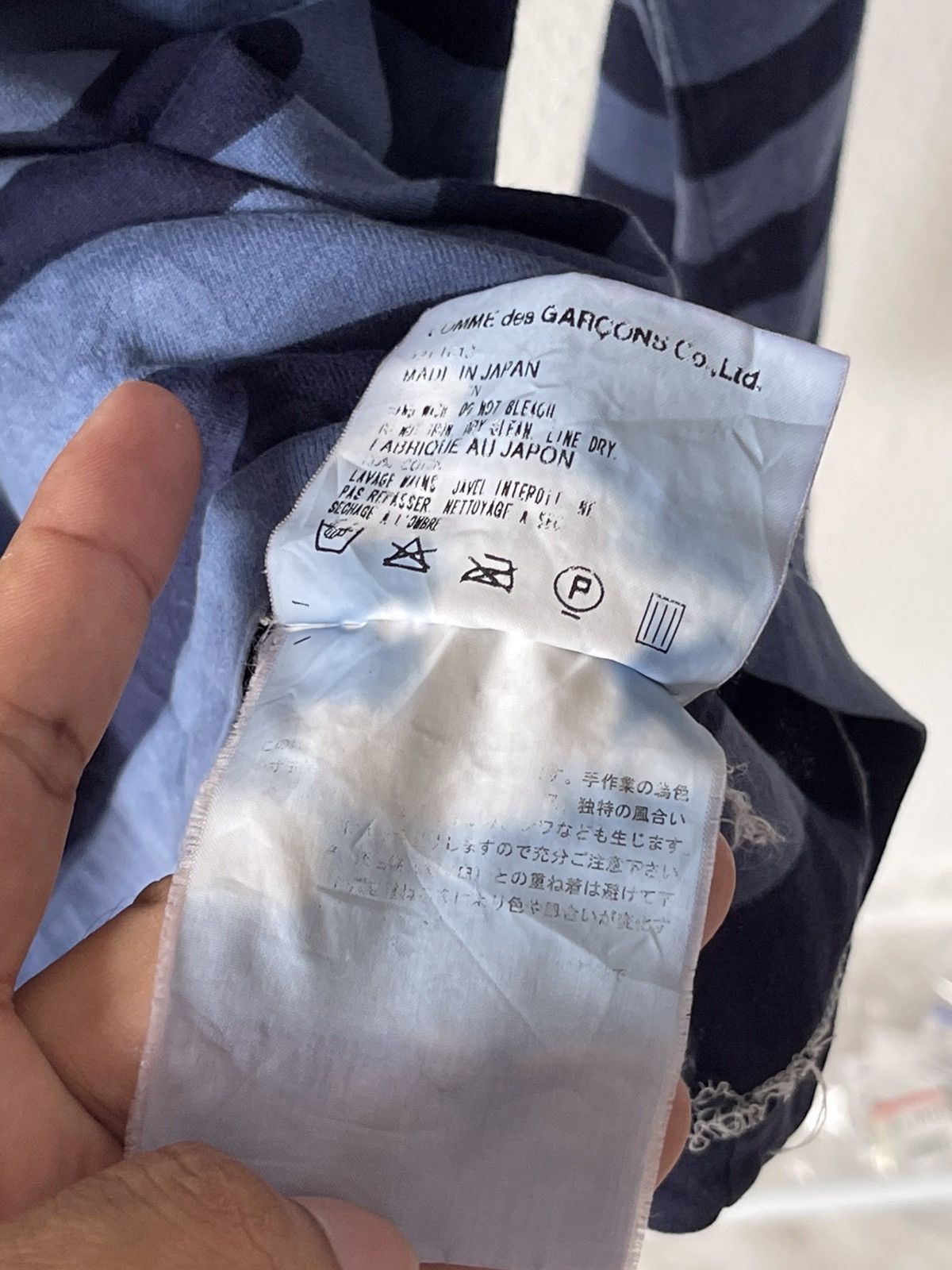 Comme des Garcons Homme × Comme des Garcons Homme Deux × Rei Kawakubo Comme des Garcons Stripe Long Sleeve Size US XS / EU 42 / 0 - 9 Thumbnail