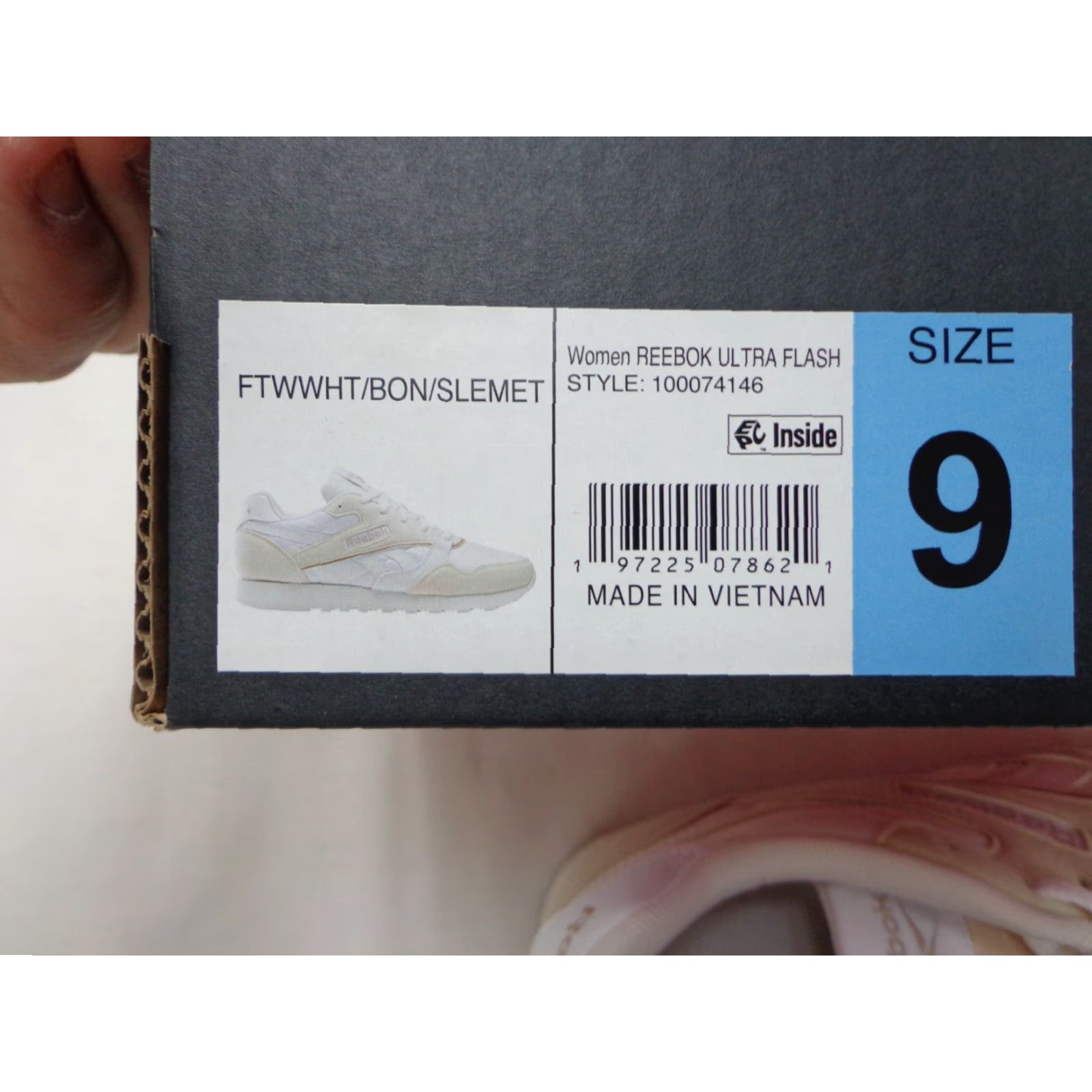 Reebok Pre-Owned Reebok Ultraflash Women Sneaker Size 9 Ivory/Cream Running Lace Up Shoes Size US 9 / IT 39 - 8 Thumbnail