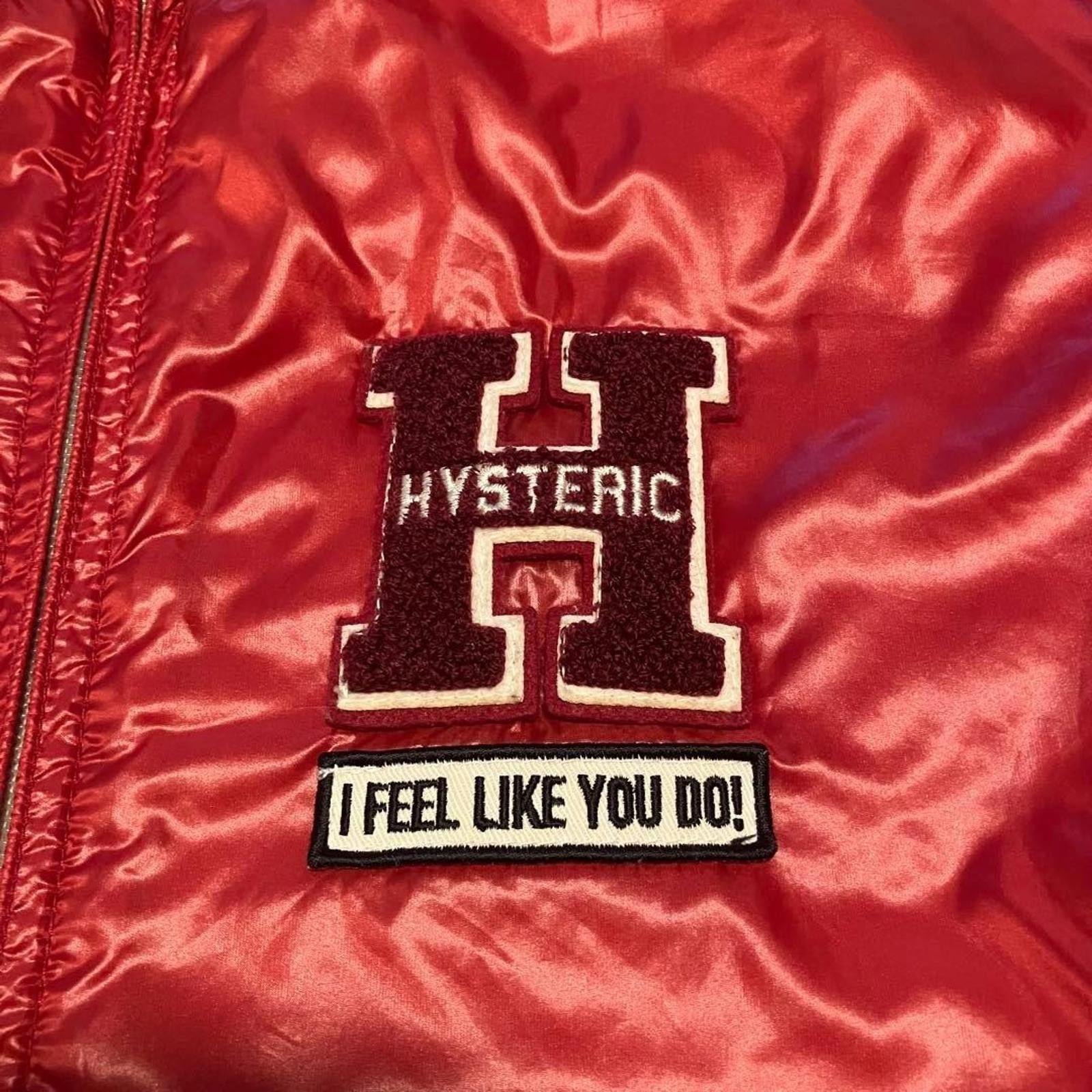 Hysteric Glamour Hysteric Glamour - S Red Satin Bomber Jacket with Sherpa Size US S / EU 44-46 / 1 - 4 Thumbnail