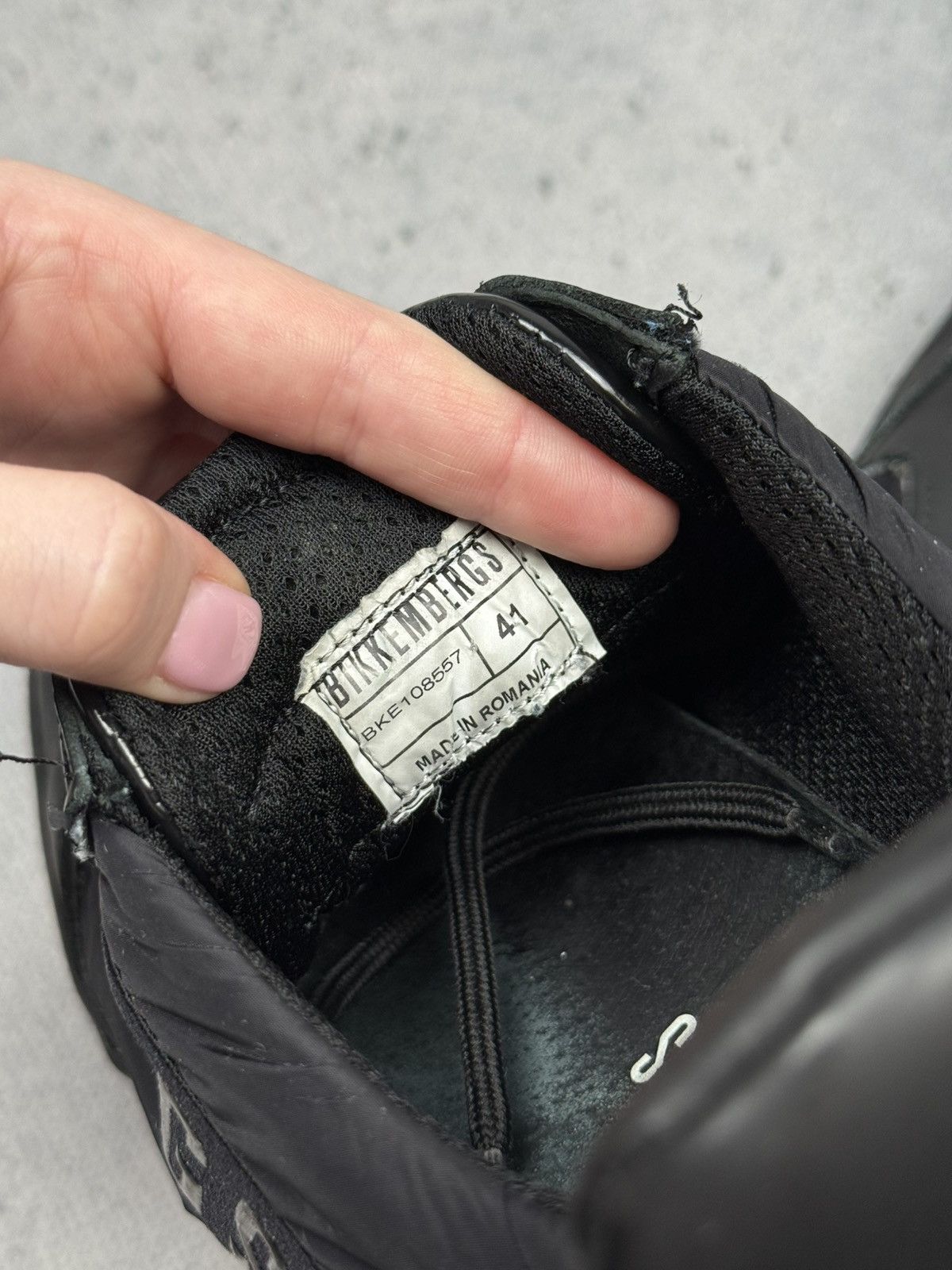 Dirk Bikkembergs Vintage Bikkembergs Black Sneakers Bold Logo Rare Design Size US 8 / EU 41 - 13 Thumbnail