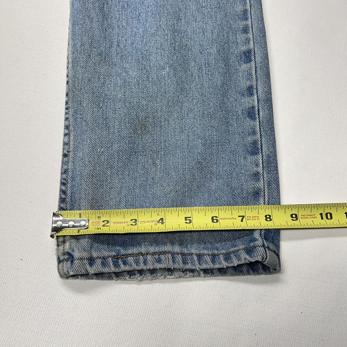 Levi's × Vintage Levis 505 Jeans Blue Straight Regular Fit Faded Denim Y2K Size US 34 / EU 50 - 18 Thumbnail