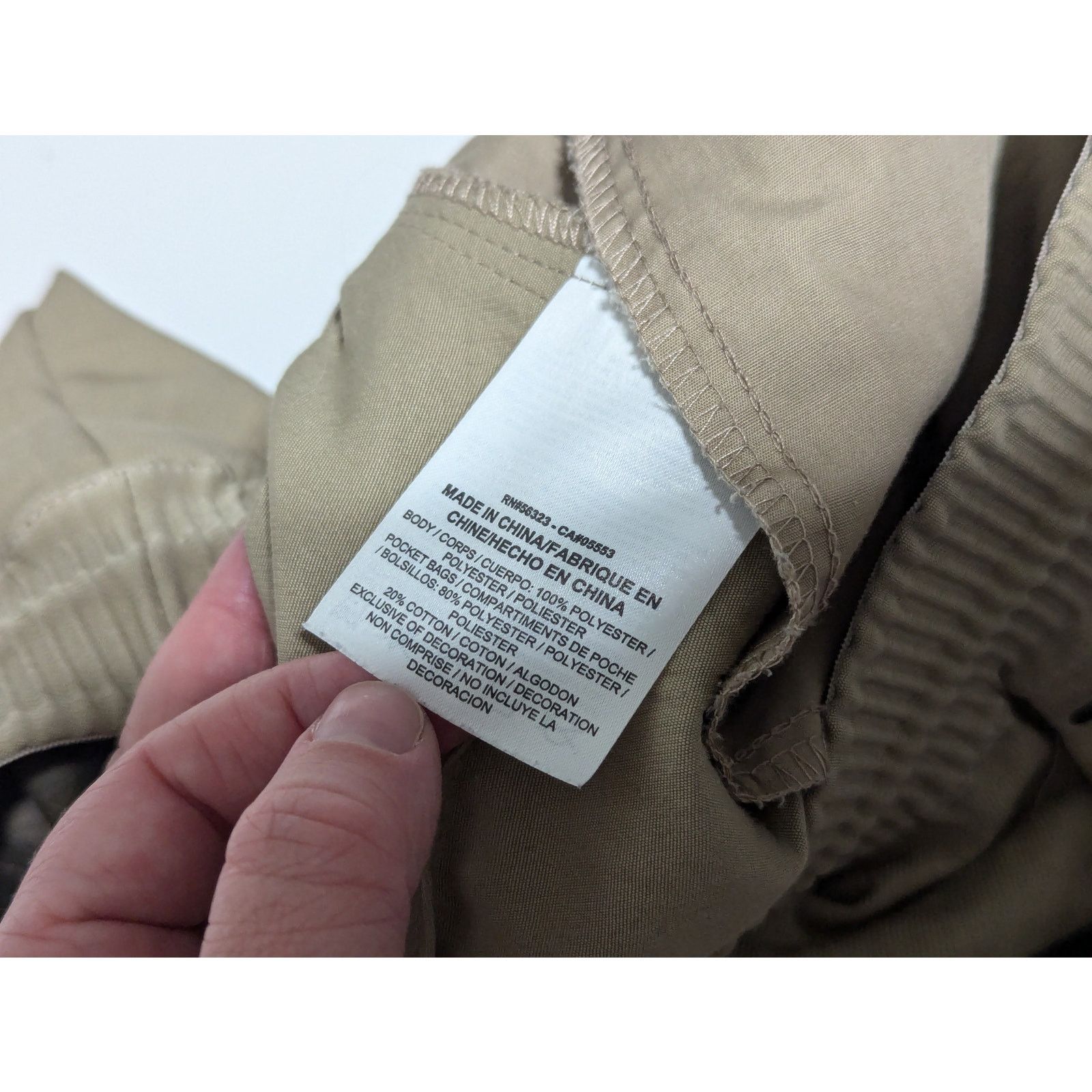 Nike Nike Tech Pack Woven Crop Pants Tan Khaki Mens Large Workout Size US 36 / EU 52 - 5 Thumbnail