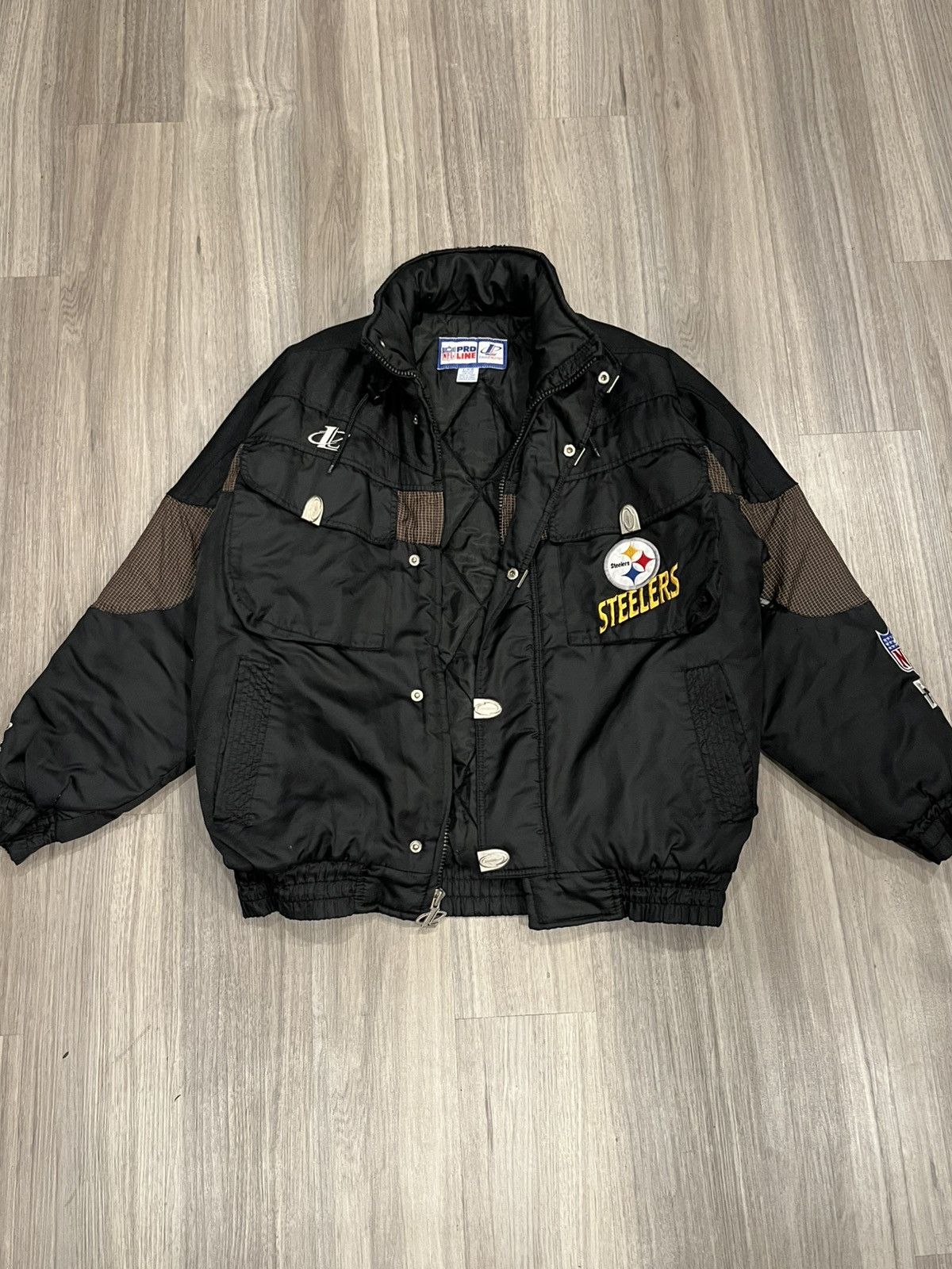 Logo Athletic Vintage 90s Logo Athletic NFL Pittsburgh Steelers Jacket Size US L / EU 52-54 / 3 - 2 Thumbnail