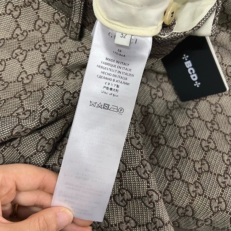 Gucci Gucci Brown GG full-print wide-leg pants 2501-Nextarrow Size US 36 / EU 52 - 3 Thumbnail
