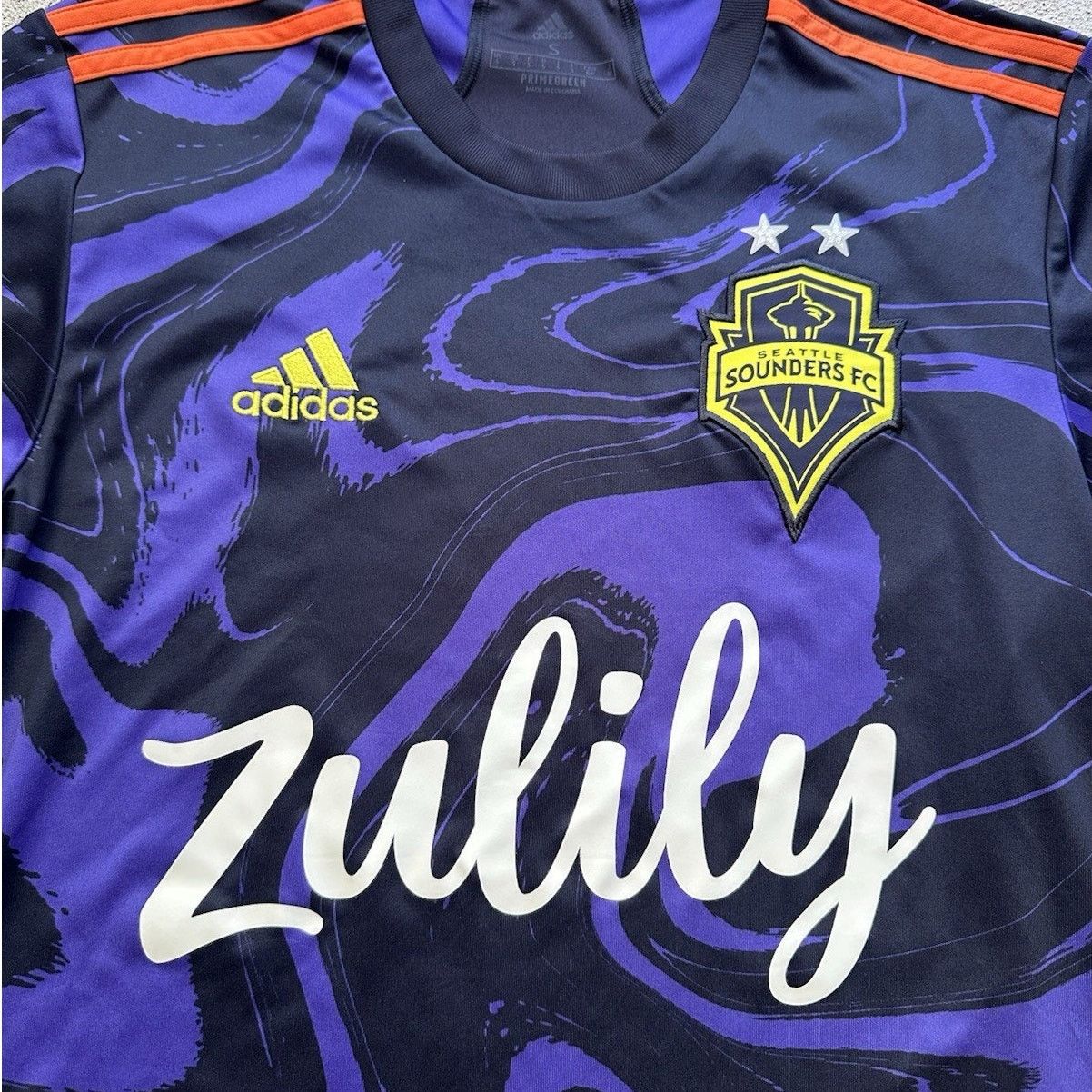 Adidas Adidas Seattle Sounders FC Mens S Jersey Jimi Hendrix Size US S / EU 44-46 / 1 - 3 Thumbnail