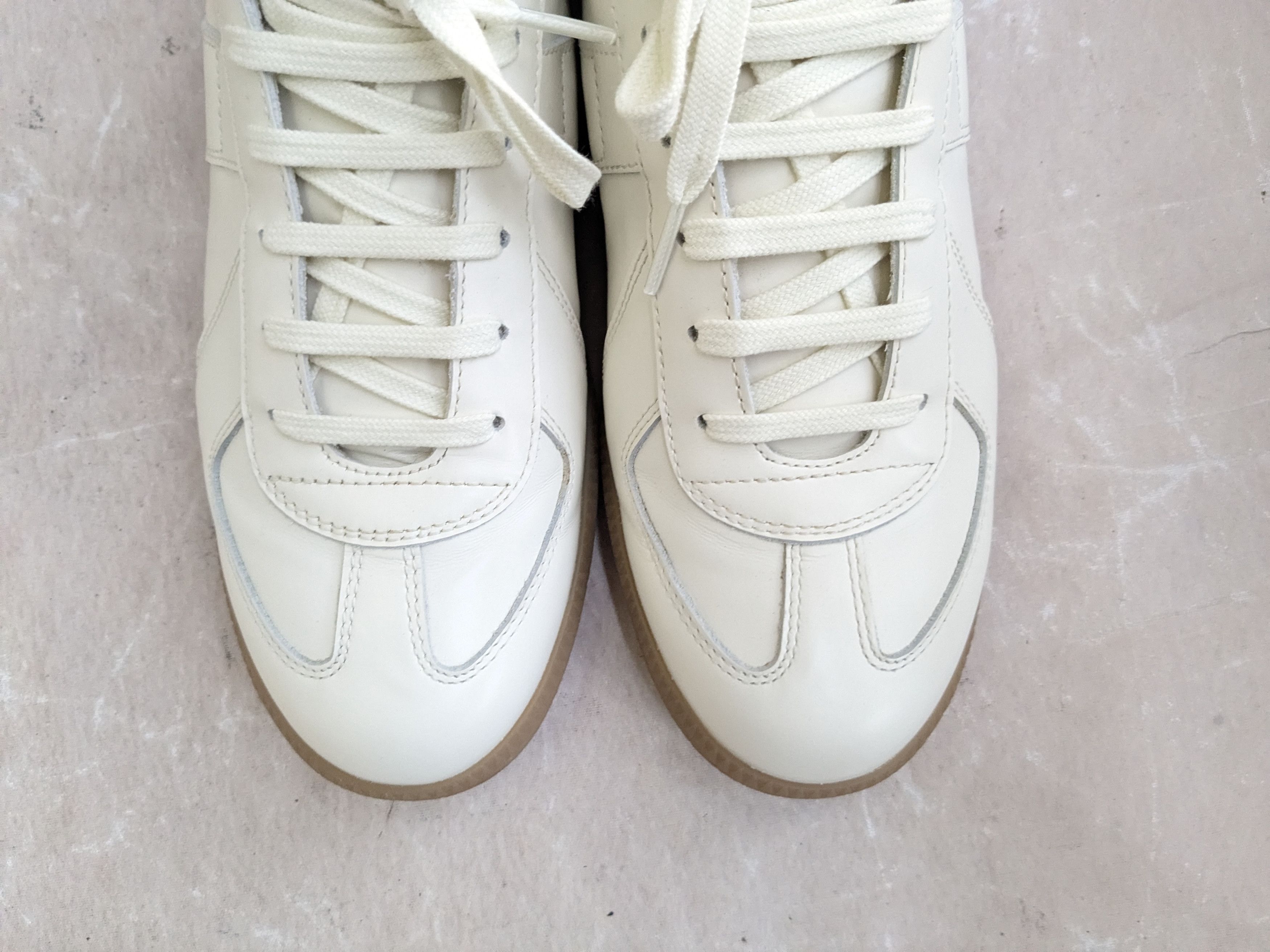 Maison Margiela Maison Margiela Replica GAT Cream White 8 41 Low Tops Gum Size US 8 / EU 41 - 3 Thumbnail