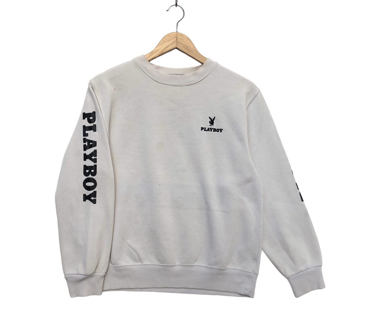 Playboy Vintage 90s Playboy Bunny Logo Embroidered Sweatshirt | XS Size US XS / EU 42 / 0 - 9 Thumbnail