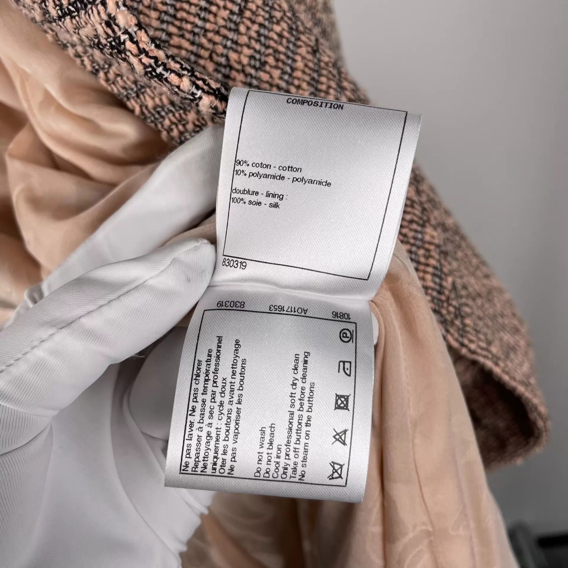 Chanel CHANEL 18P Soft Wool Long Coat Pink 36 Size XS / US 0-2 / IT 36-38 - 7 Thumbnail