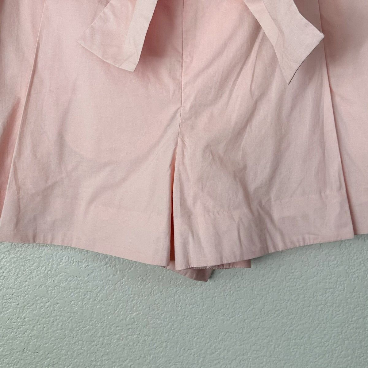 J.Crew NWOT J. Crew Tiewaist Cotton Poplin Pink Shorts Size 36" / US 14 / IT 50 - 4 Thumbnail