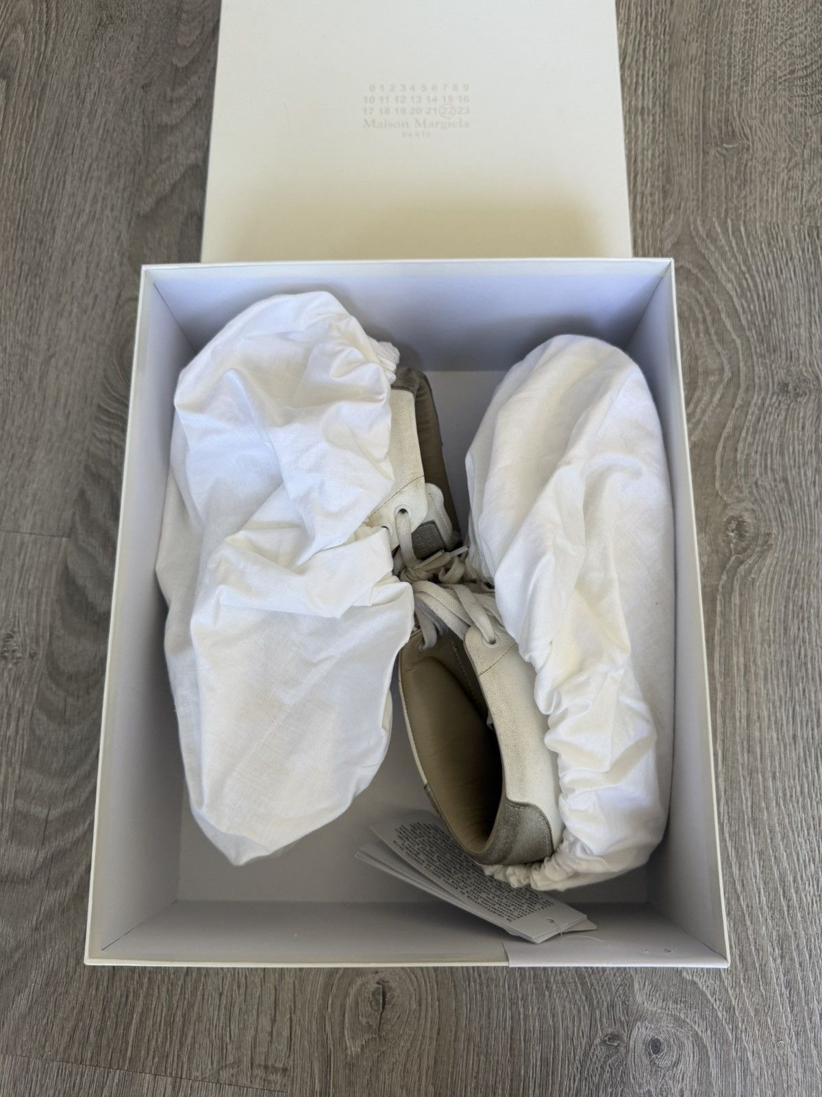 Maison Margiela Maison Margiela Evolution Mid White Sneakers Size US 9 / EU 42 - 8 Thumbnail