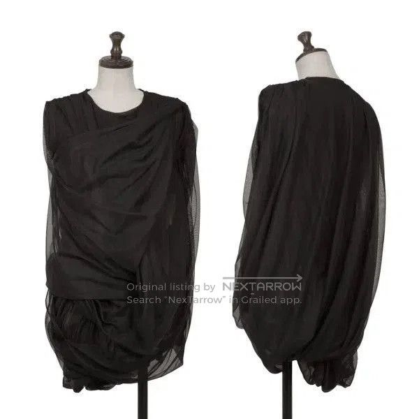 Junya Watanabe COMME des GARCONS JUNYA WATANABE Black Sleeveless Top. Size US M / EU 48-50 / 2 - 1 Thumbnail