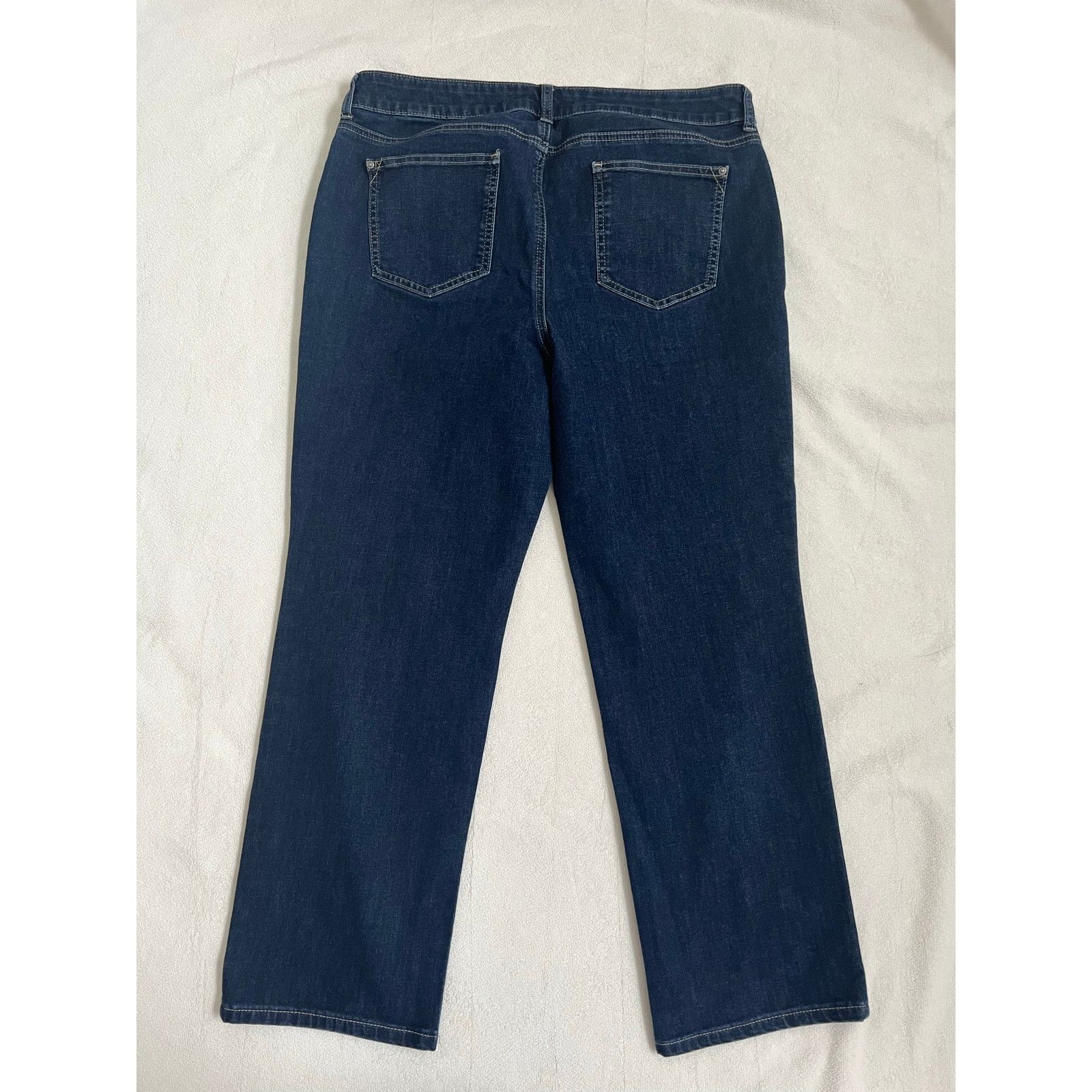 Chicos Chico’s Straight Leg Mid-Rise Jeans 2 Short (US Size 12) Size 34" / US 12 / IT 48 - 7 Thumbnail
