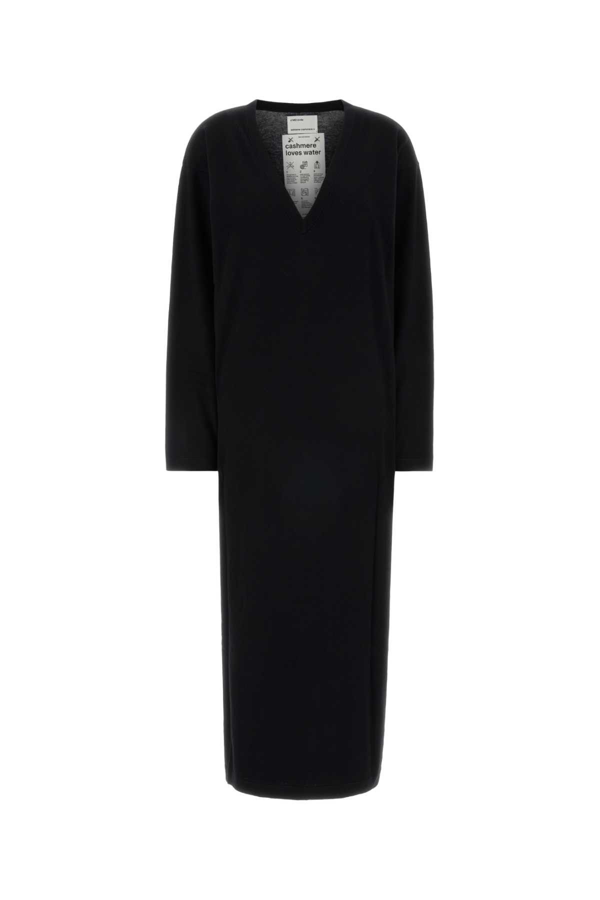Extreme Cashmere Black Cotton Blend Invite Dress Size M / US 6-8 / IT 42-44 - 1 Thumbnail