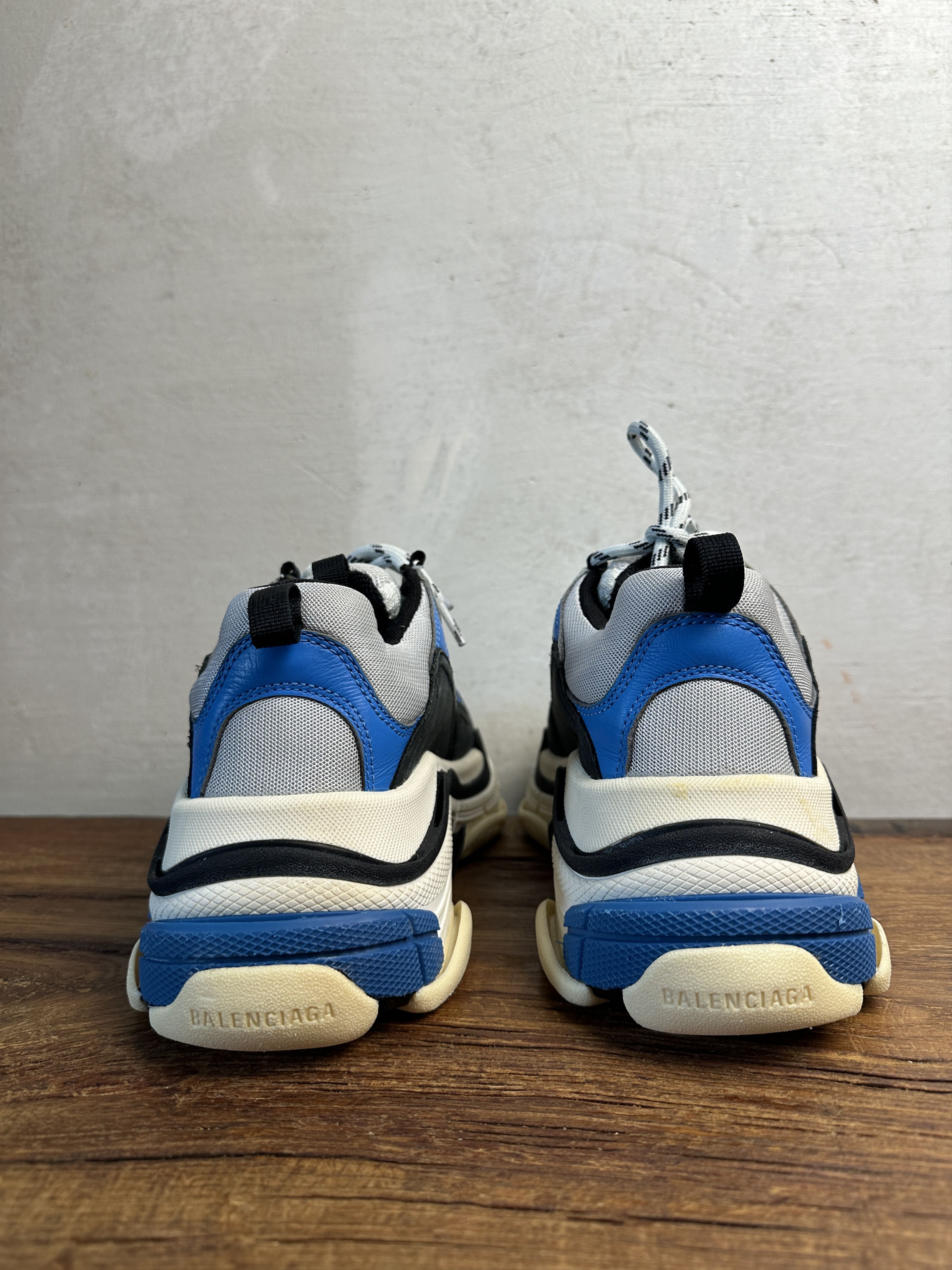 Balenciaga Balenciaga Triple S Black Blue Size US 9 / IT 39 - 4 Thumbnail