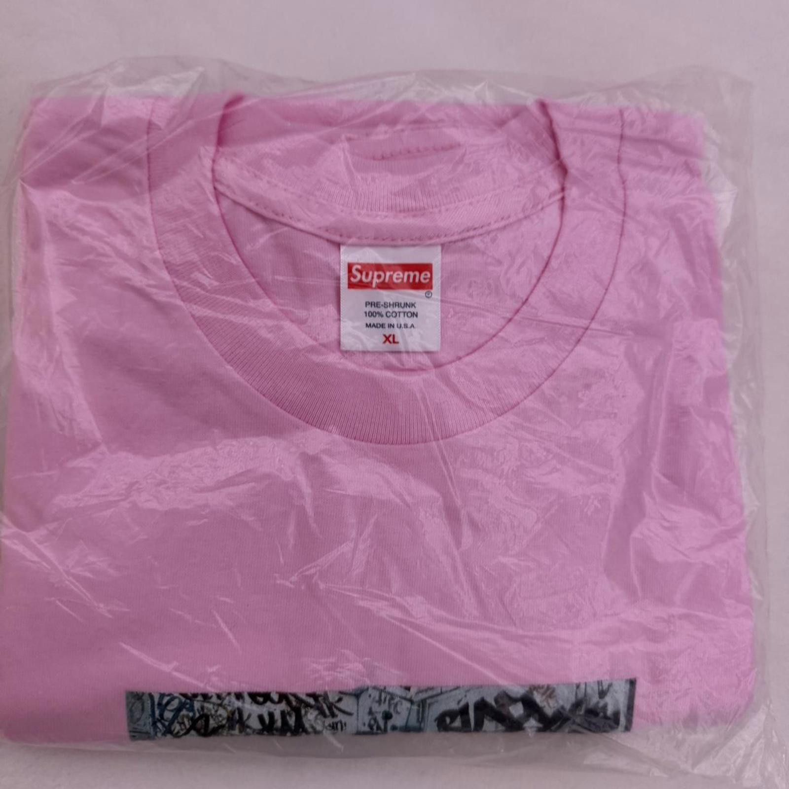 Supreme 2021 Supreme x Lady Pink Tee 'Light Pink' Size US XL / EU 56 / 4 - 3 Thumbnail