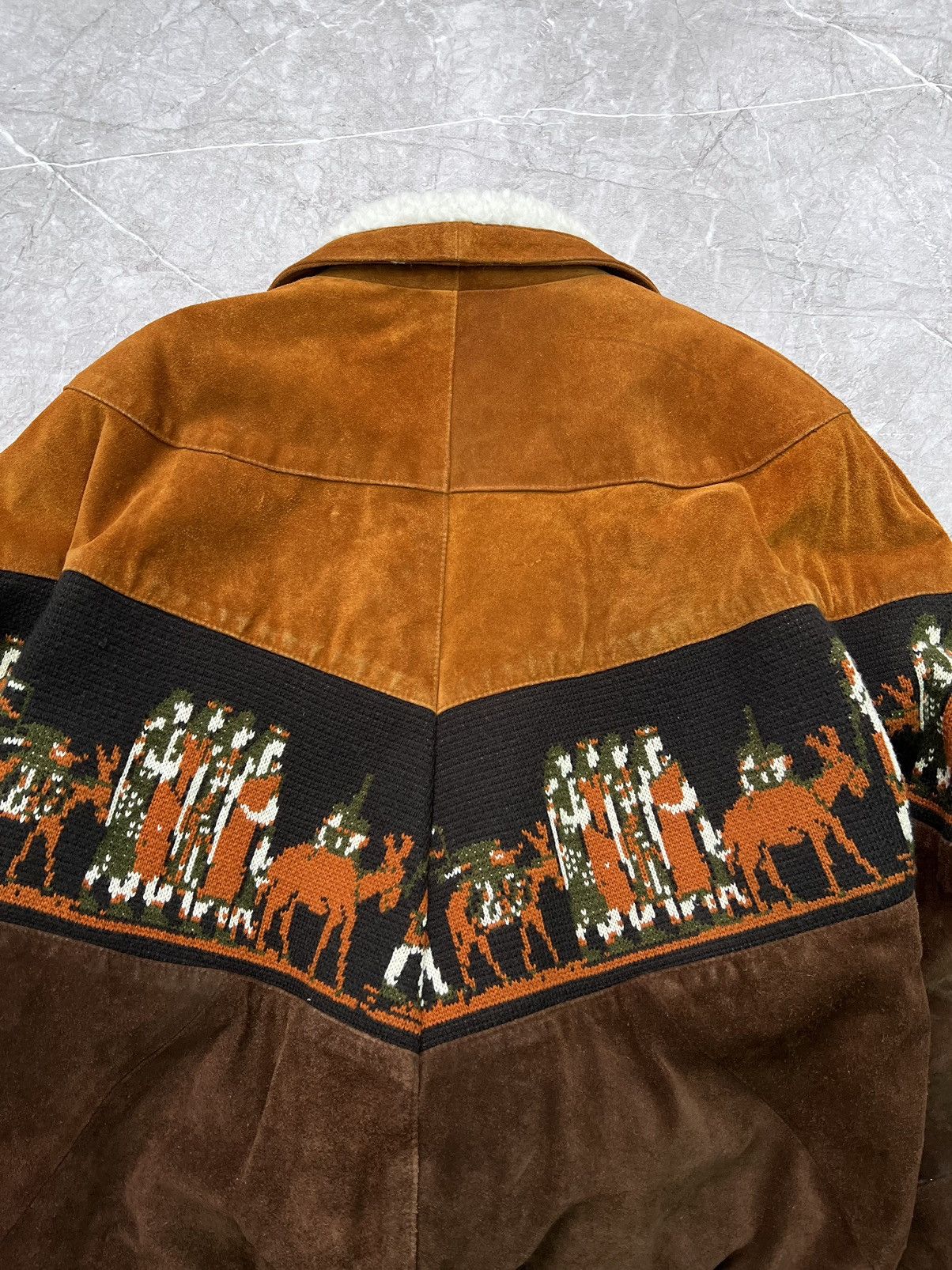 If Six Was Nine × Vintage Vintage Suede Fringe Cowboy Western Leather Jacket Hype Rare Size US L / EU 52-54 / 3 - 12 Thumbnail