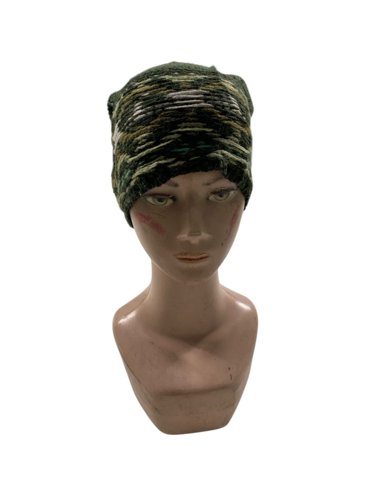 Japanese Brand Crochet knitted long beanie hats rare Size ONE SIZE - 3 Thumbnail