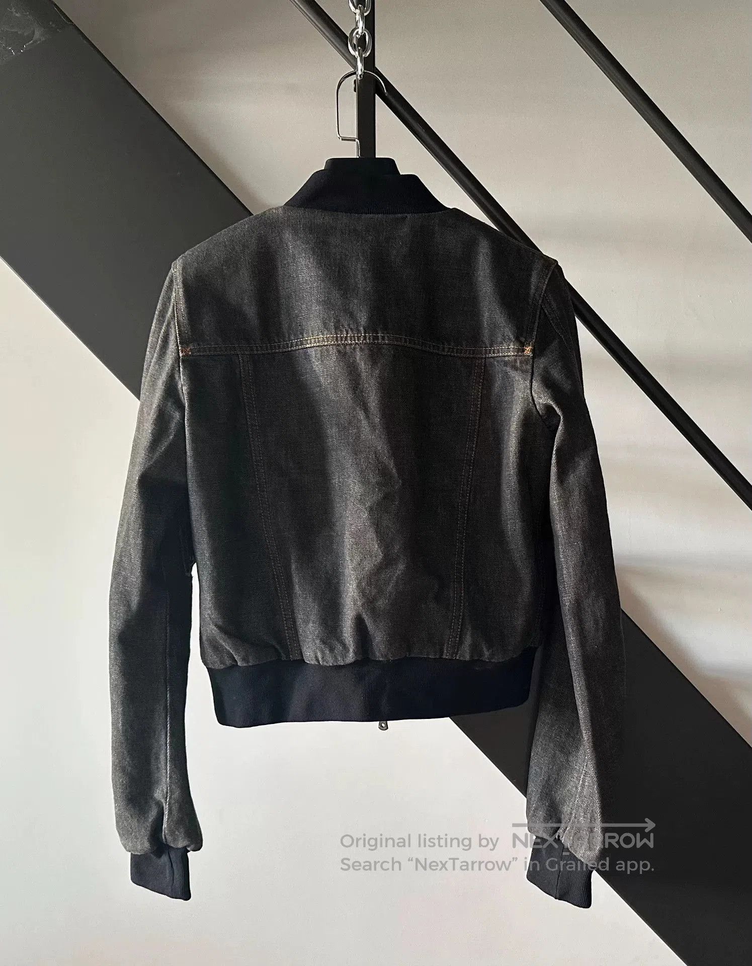 Dolce & Gabbana Dolce & Gabbana Black Jeans Bomber Jacket. Size US S / EU 44-46 / 1 - 2 Thumbnail