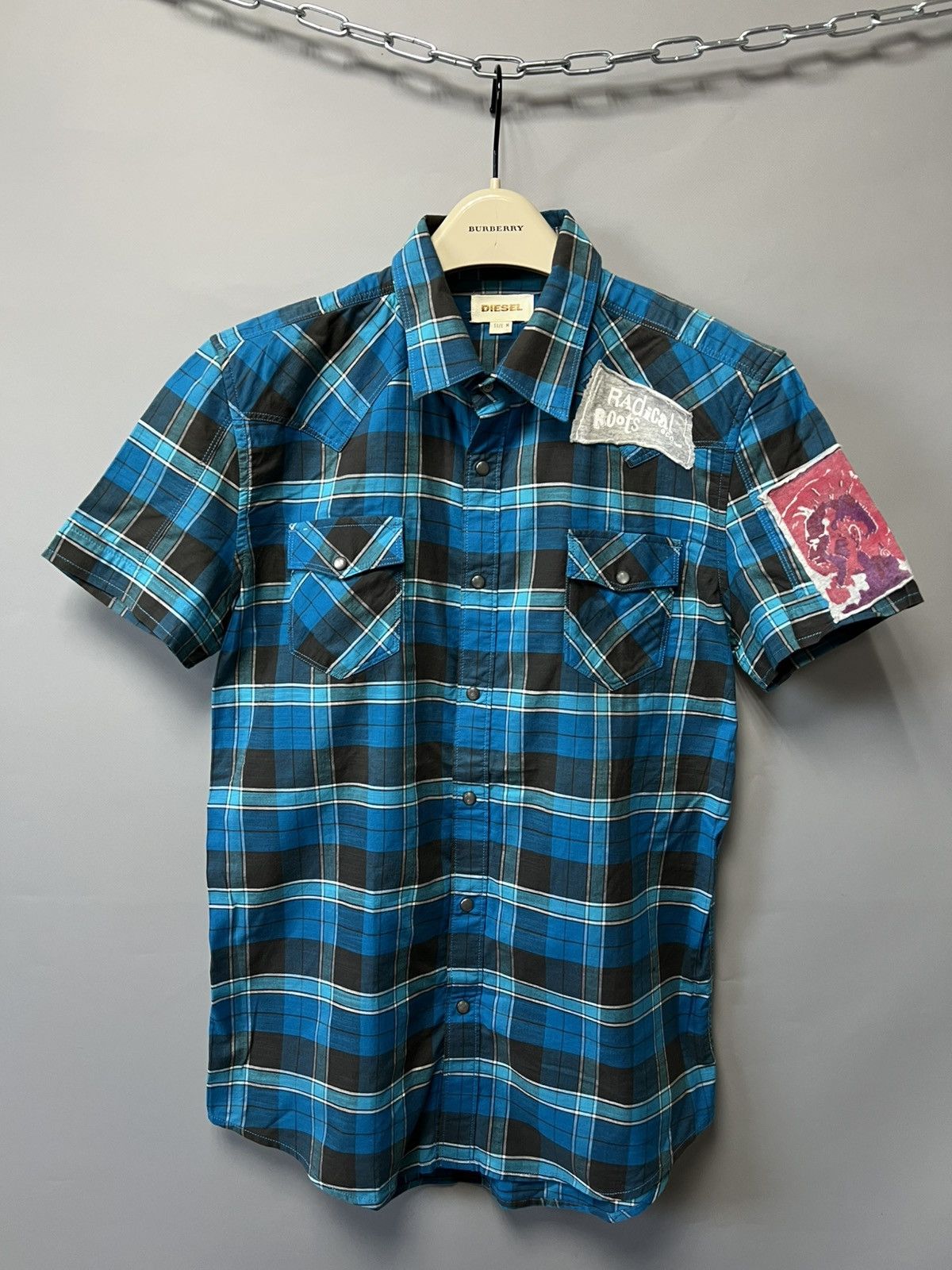 Diesel Diesel Vintage Shirt Short Sleeve Button Up men’s Size US M / EU 48-50 / 2 - 1 Thumbnail