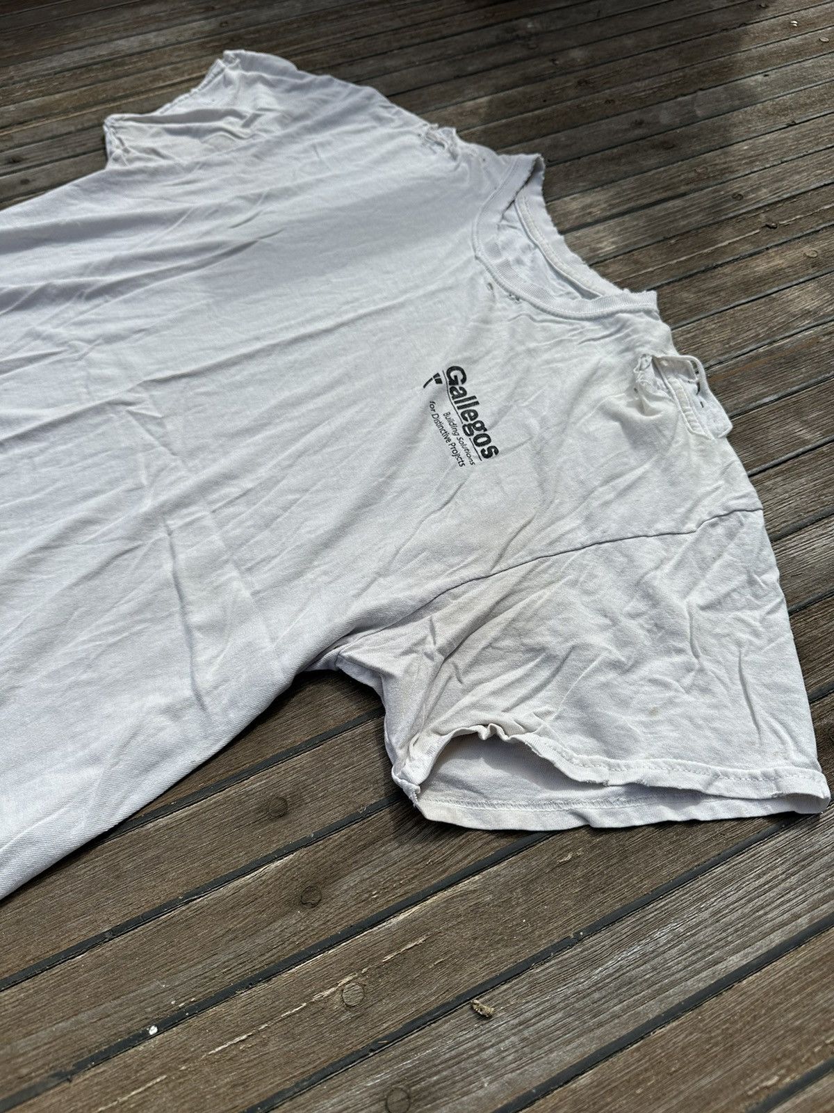 Hanes Vintage Distressed Gallegos Tee Size US L / EU 52-54 / 3 - 3 Thumbnail