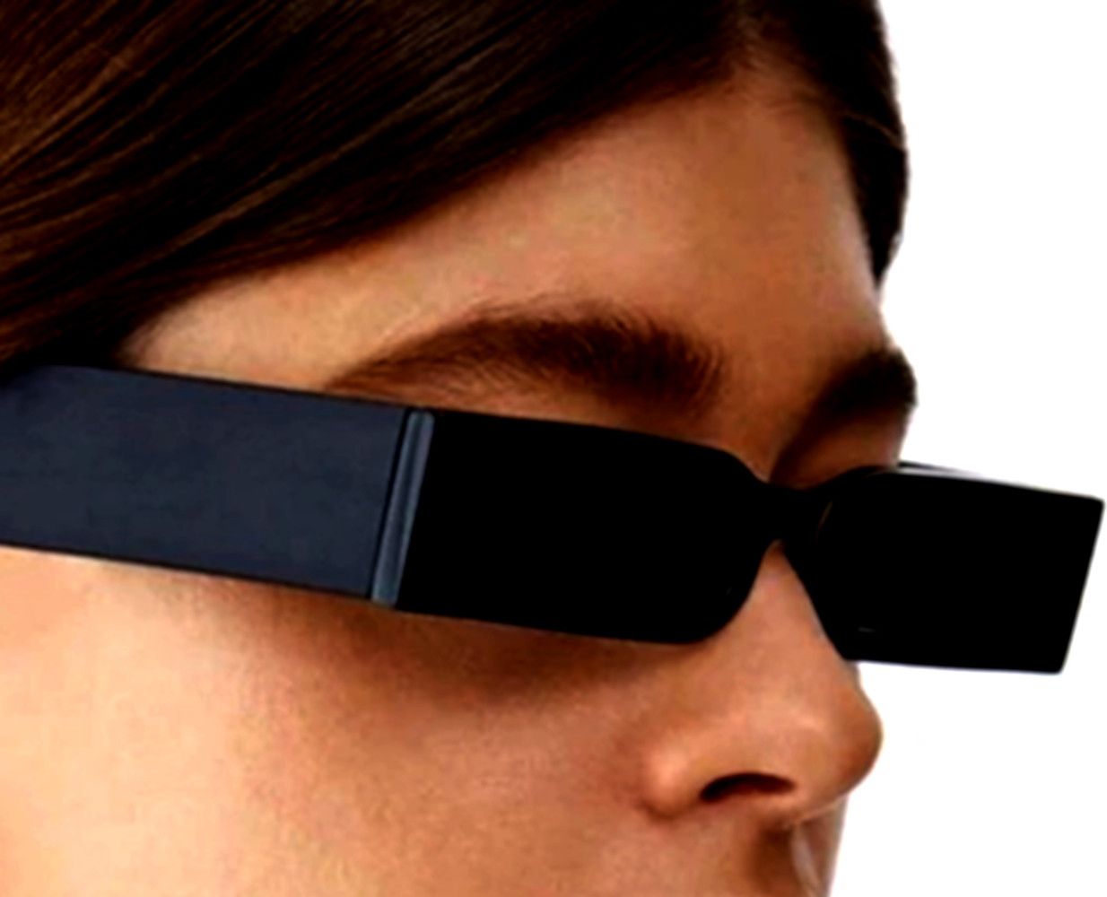 Designer × Vintage Punk Aviator Mirror Rectangle Sunglasses Unique Rave Eyewear Size ONE SIZE - 4 Thumbnail