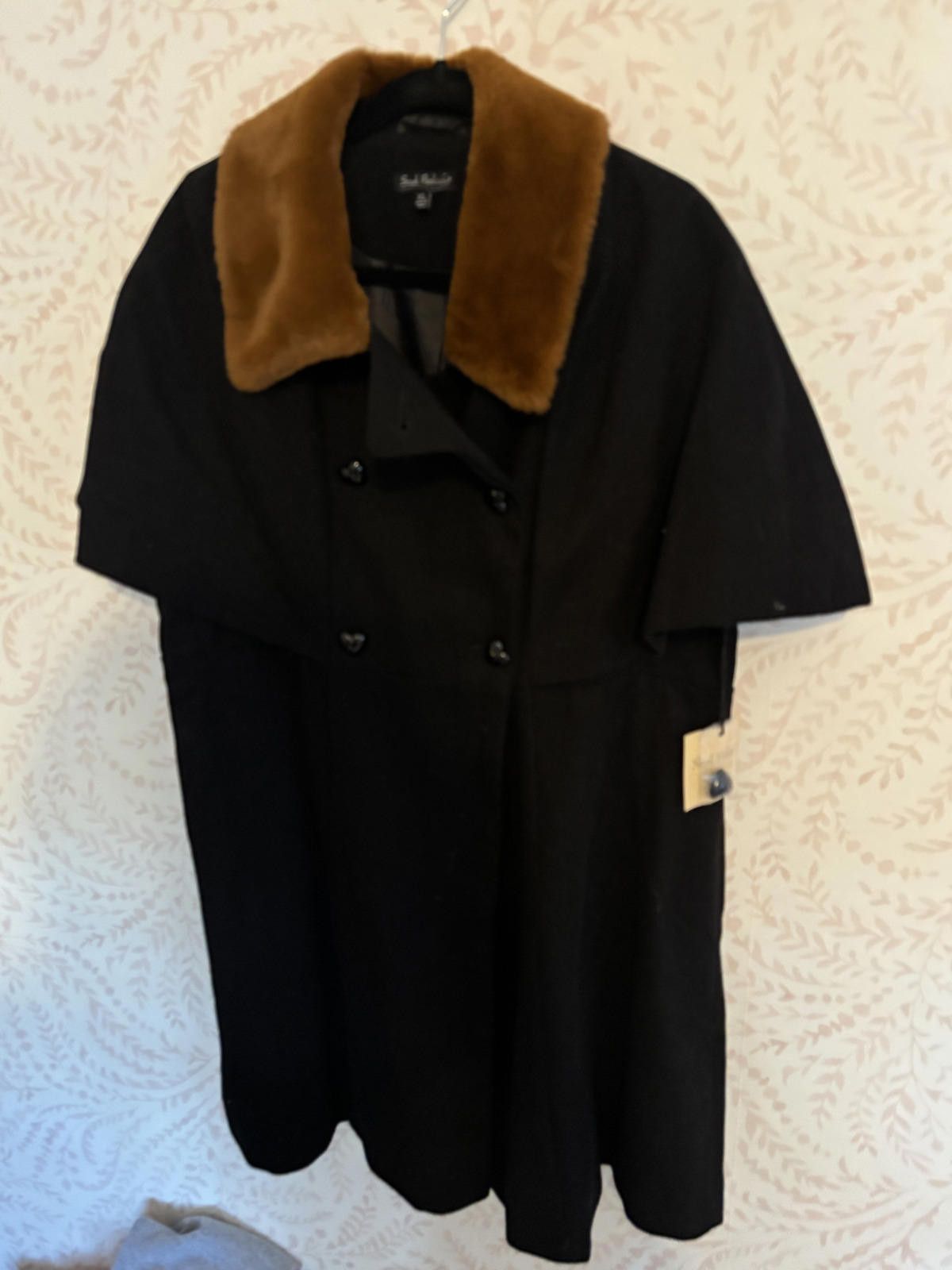 Other Unique Vintage Smak Parlour NWT Black & Brown Fur Collar XL Size XL / US 12-14 / IT 48-50 - 4 Thumbnail
