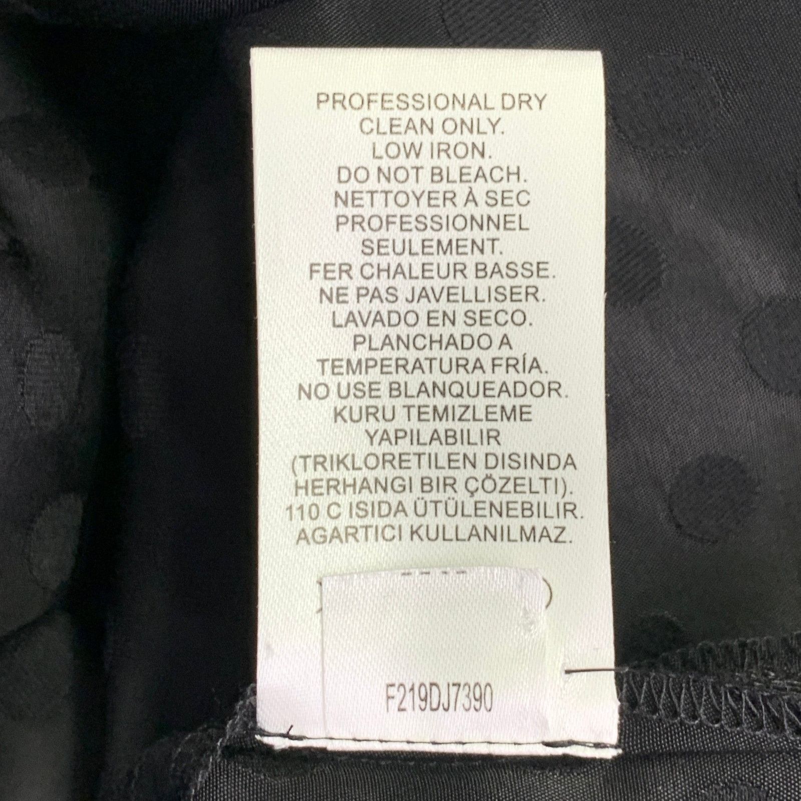 Tibi TIBI Size M Black Viscose Dots Bow Blouse Size M / US 6-8 / IT 42-44 - 7 Thumbnail