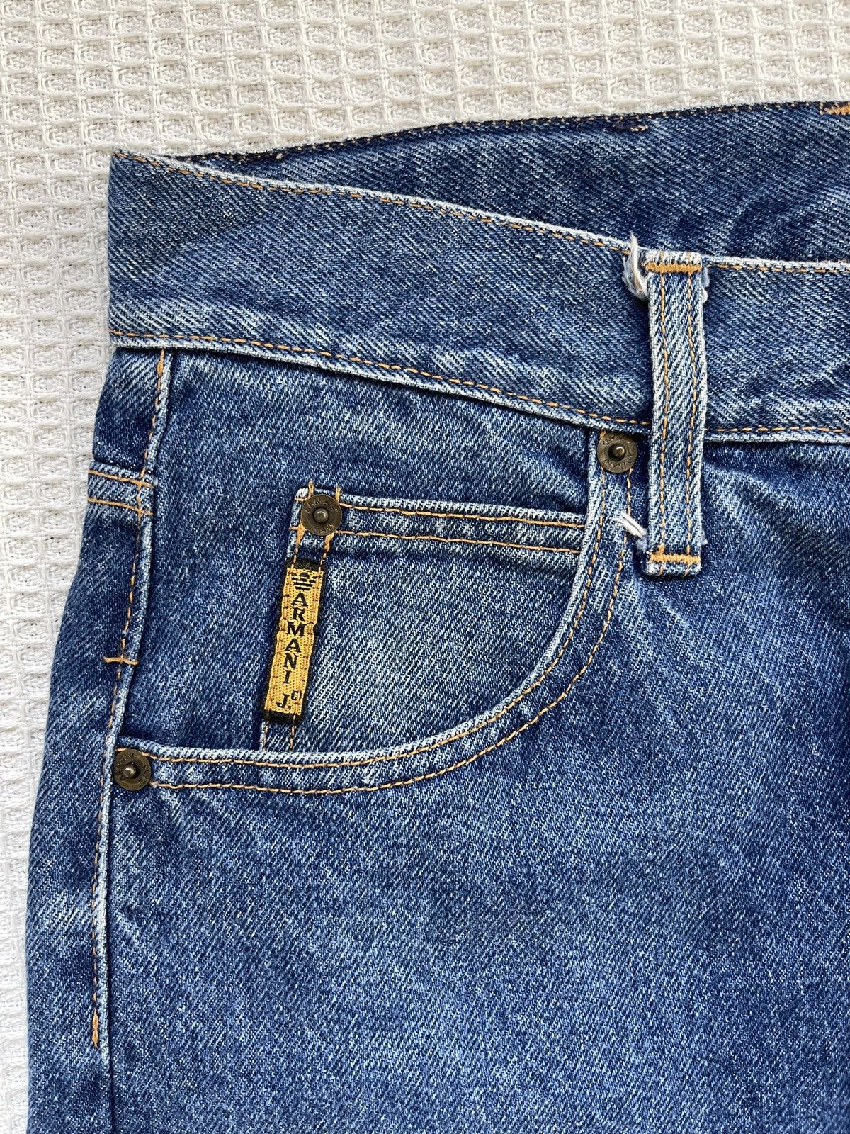 Giorgio Armani Rare🔥Vintage GA ARMANI JEANS Baggy Fit Jeans Size US 28 / EU 44 - 4 Thumbnail