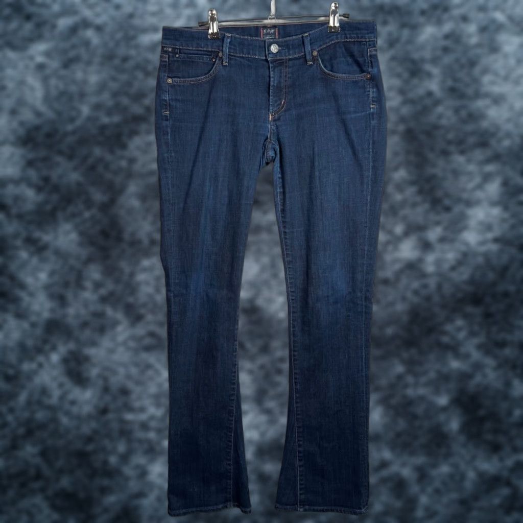 Citizens Of Humanity Citizens of Humanity Jeans Slim Bootcut Dark Wash 30 Women Stretch Denim Inseam 32 Dark Blue Modernist 90s Style Womens Jeans Size 30" / US 8 / IT 44 - 1 Thumbnail