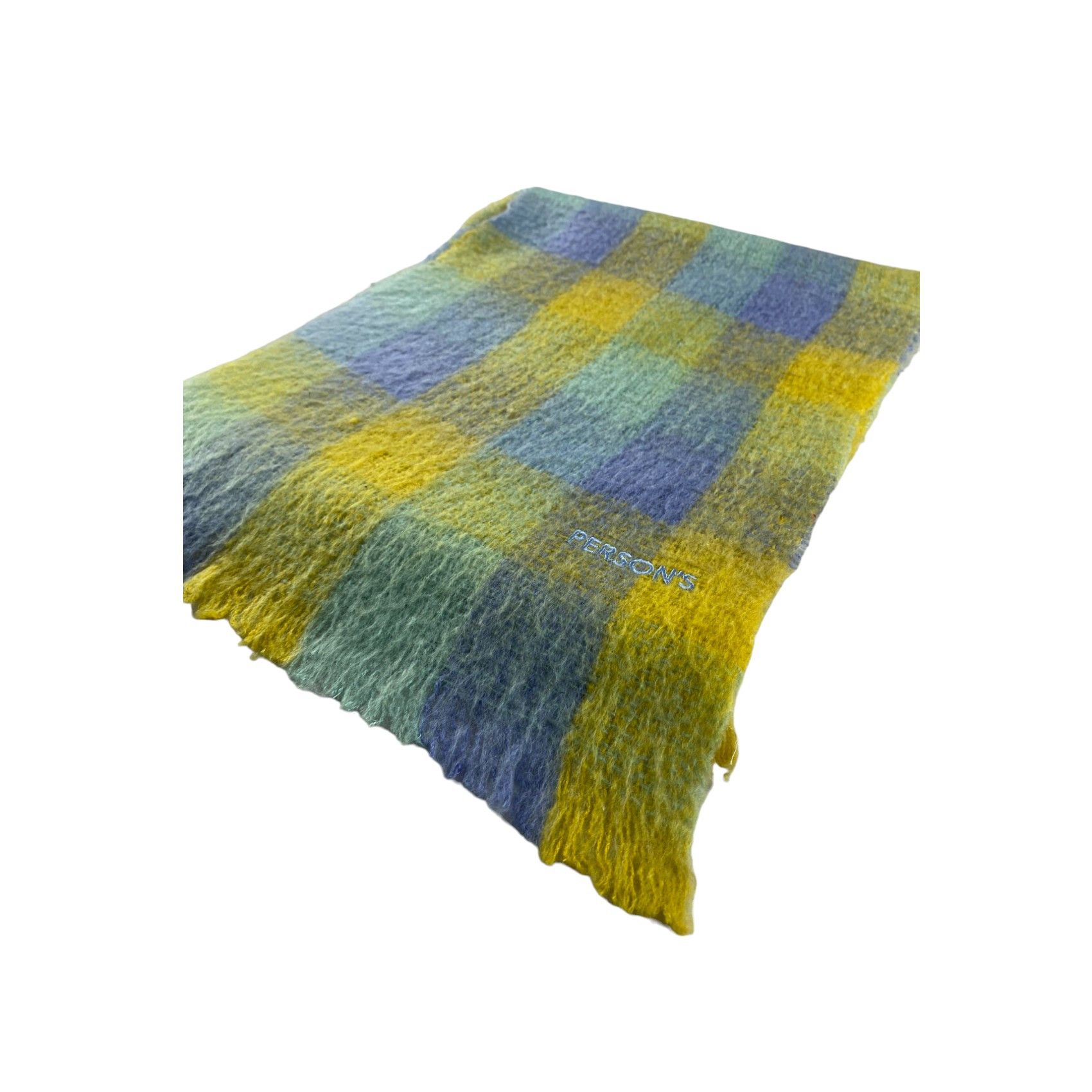 PERSON'S × Vintage Person's Mohair Scarf / Muffler / Neckwear Size ONE SIZE - 3 Thumbnail