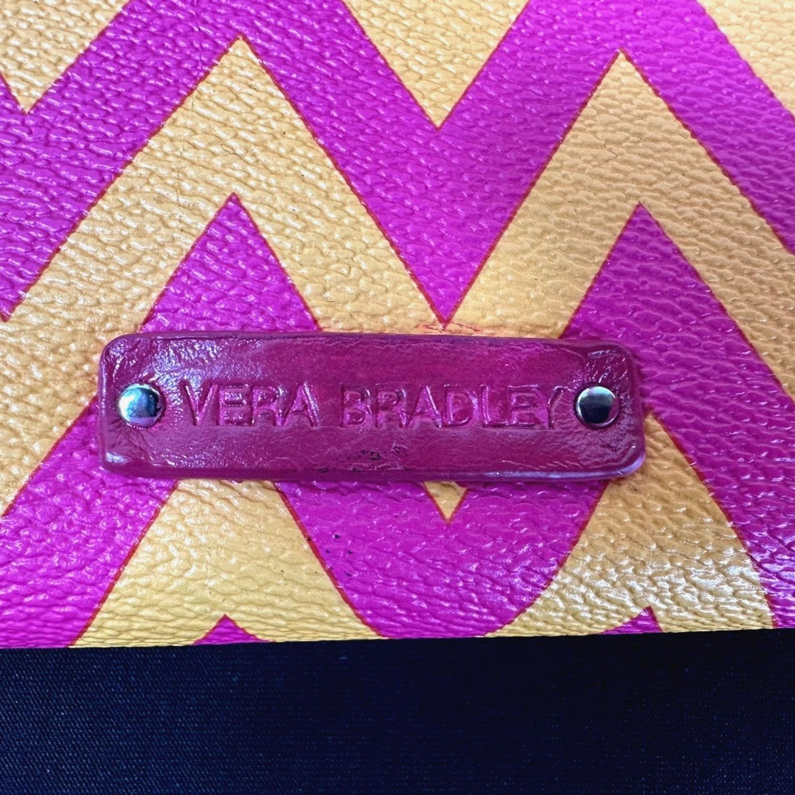 Vera Bradley Vera Bradley Accordion Wallet Ziggy Zags - Pink and Orange Size ONE SIZE - 5 Thumbnail
