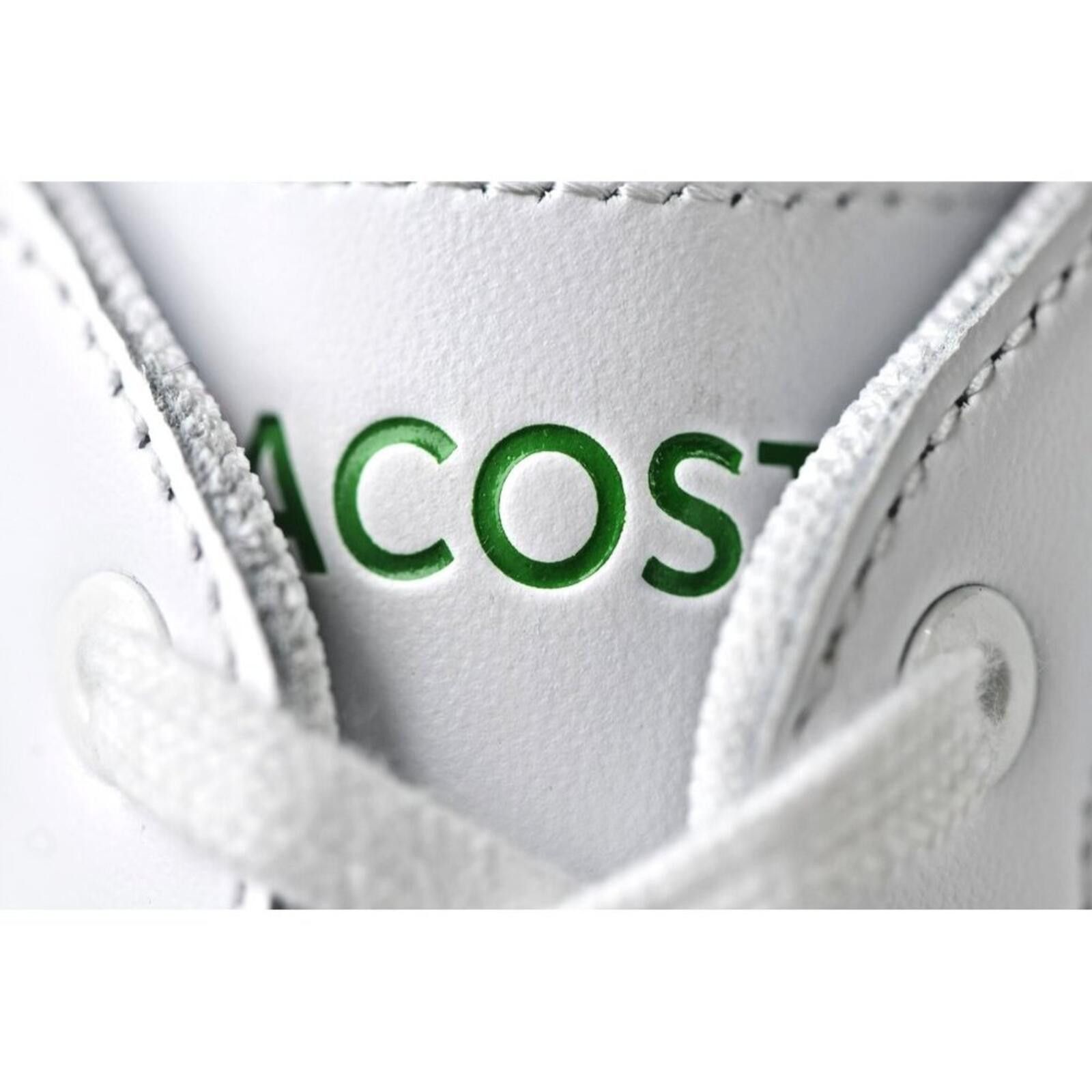 Lacoste Lacoste Lineset Powercourt 223-1 Leather SMA | White/Green Size US 11 / EU 44 - 8 Thumbnail