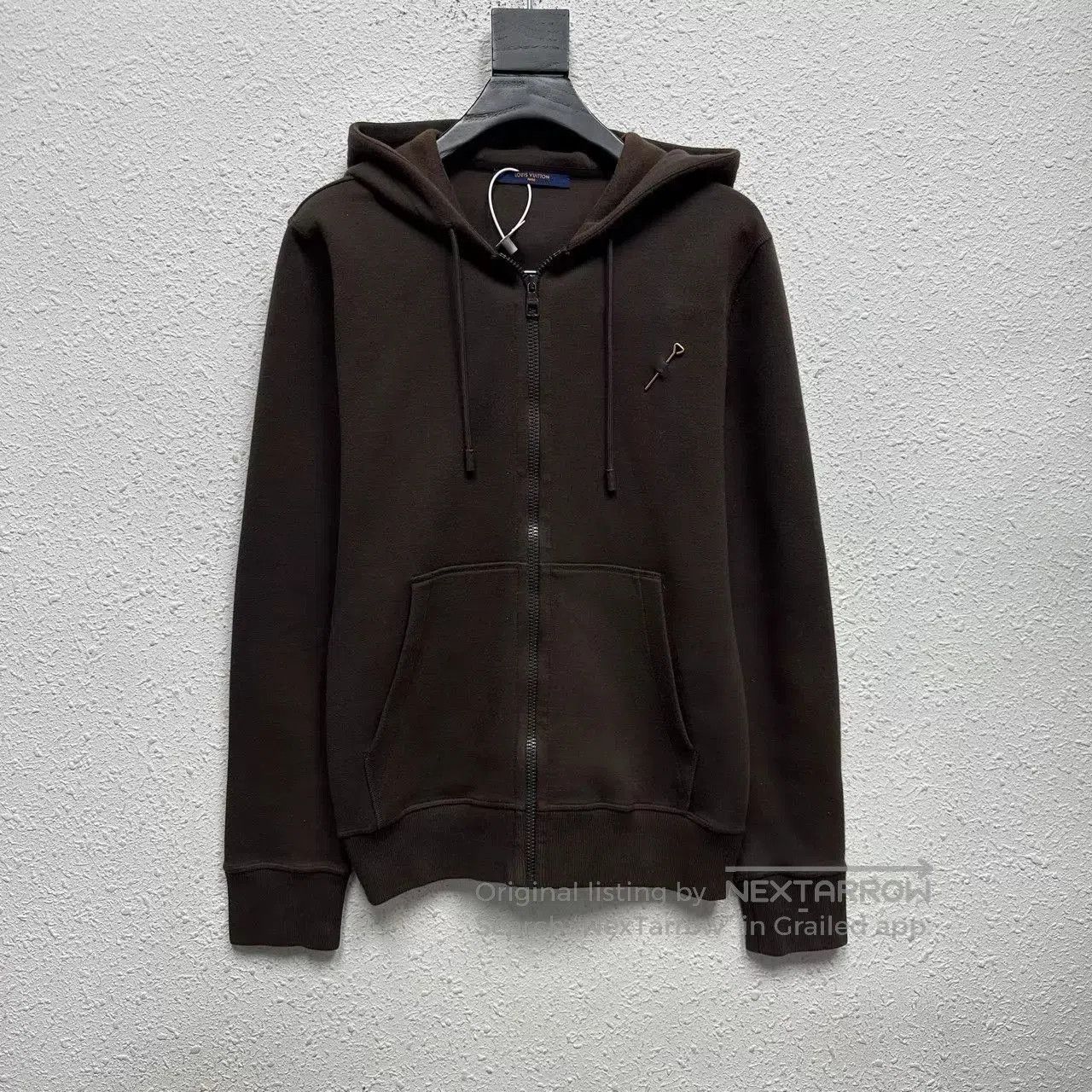 Louis Vuitton Brown Zip-Up Hoodie with Front Pocket. Size US S / EU 44-46 / 1 - 1 Thumbnail