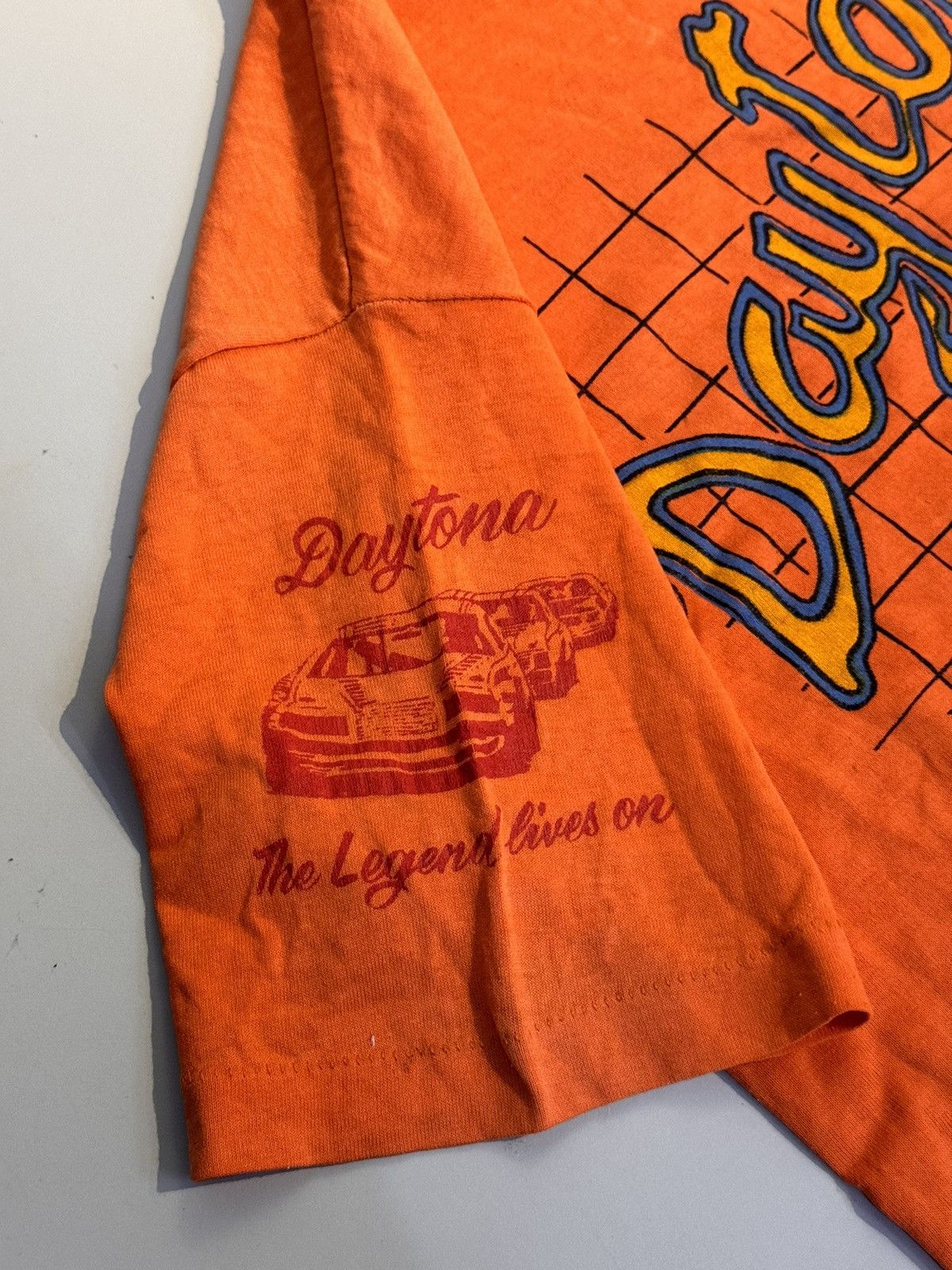Vintage Daytona 1985 Tshirt Jerzees Made in USA Size US M / EU 48-50 / 2 - 3 Thumbnail
