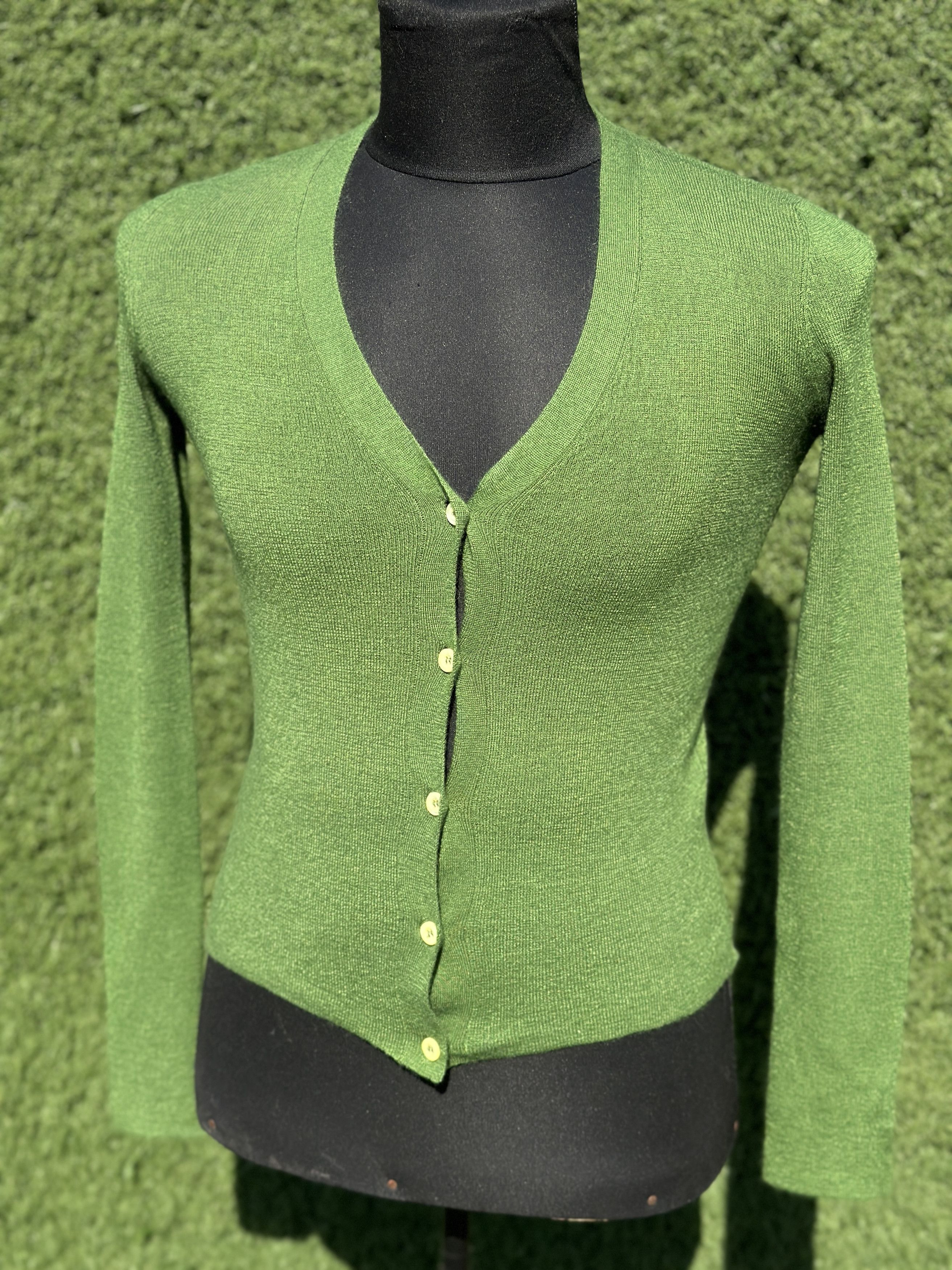 Prada Prada Cashmere Silk V Neck Cardigan Fine Knit Button 40 IT Size S / US 4 / IT 40 - 12 Thumbnail