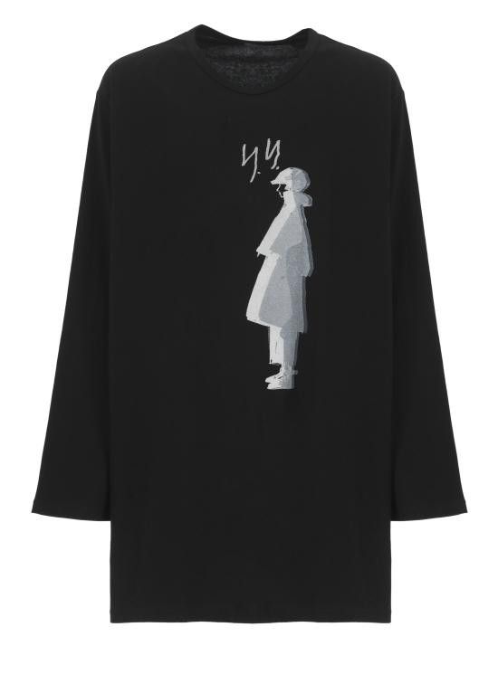 Yohji Yamamoto YOHJI YAMAMOTO Men T-Shirts HPT66993 2 Black Size US M / EU 48-50 / 2 - 1 Thumbnail