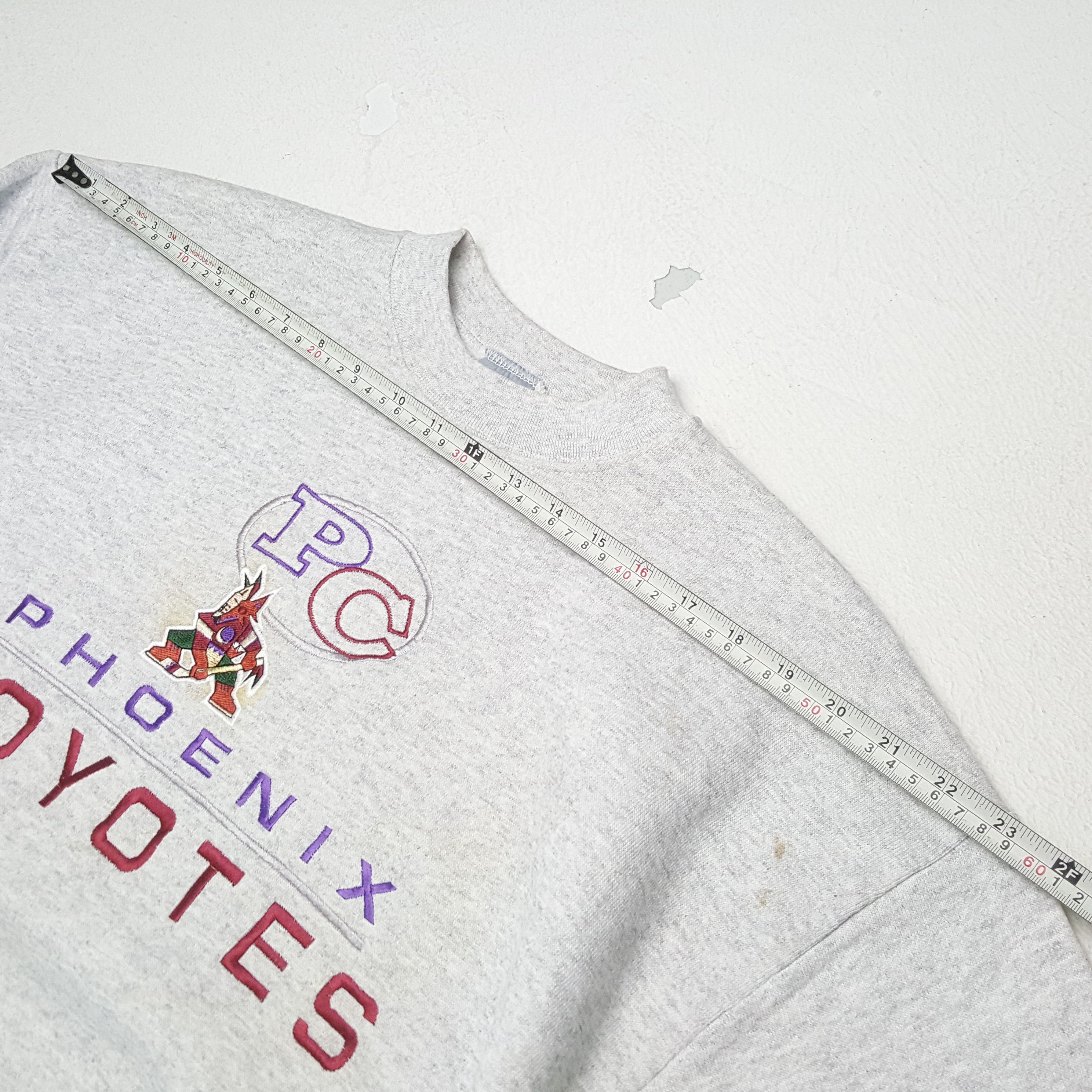 Logo 7 × NHL × Vintage PHOENIX COYOTES NHL Ice Hockey Team Sweatshirt Size US L / EU 52-54 / 3 - 4 Thumbnail