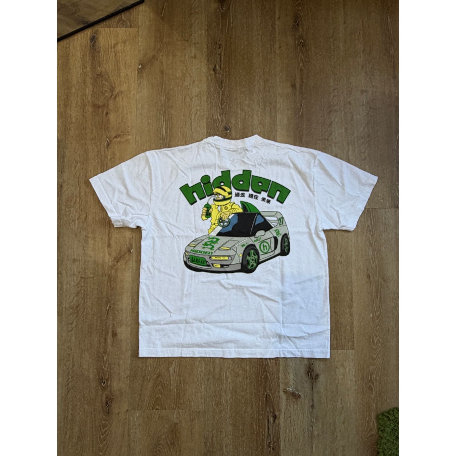 HIDDEN Hidden NY Driver Racing Car Graphic Tee White M Size US M / EU 48-50 / 2 - 2 Thumbnail