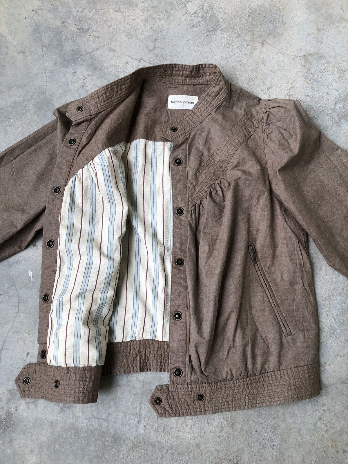 Issey Miyake Vintage issey Miyake Tsumori Chisato Cropped Button Jacket Size XS / US 0-2 / IT 36-38 - 10 Thumbnail