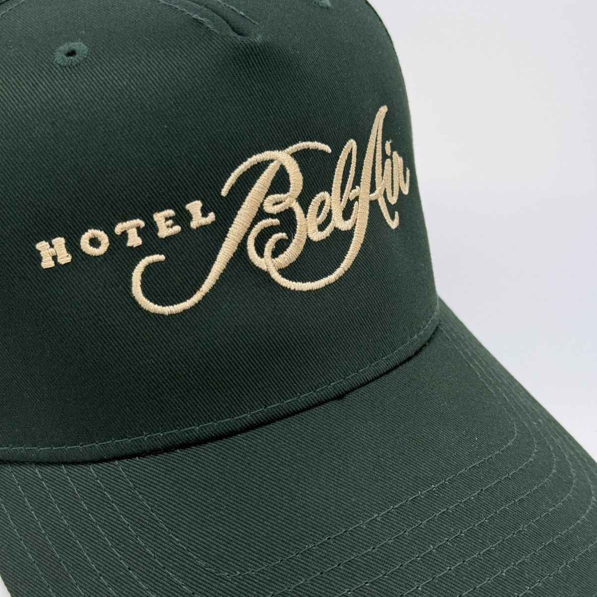 Other Bel-Air Hotel Snapback Hat – Forest Green Gold Embroidery Size ONE SIZE - 7 Thumbnail