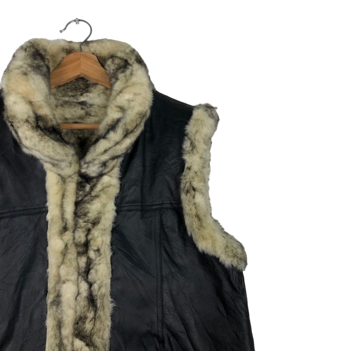 Japanese Brand 🔥Issey Miyake Design Vest Tank Top Mink Fur Lining Size US M / EU 48-50 / 2 - 6 Thumbnail