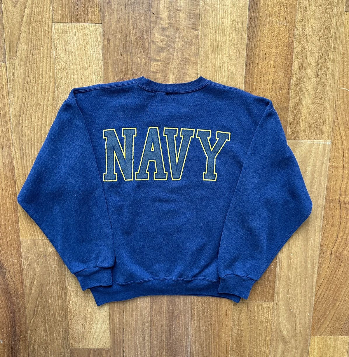 Vintage Vintage 90s United States Navy USN Sweatshirt Army Military Size US S / EU 44-46 / 1 - 2 Thumbnail