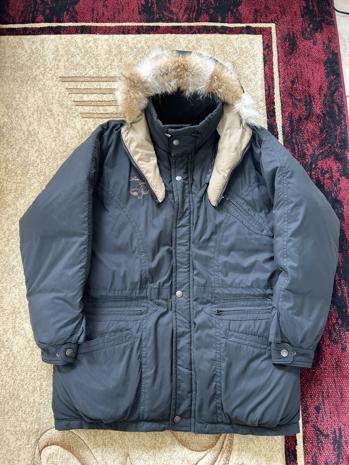 Canada Goose Vintage 80s Canada Goose Snow Goose Down Expedition Parka Size US XL / EU 56 / 4 - 1 Thumbnail