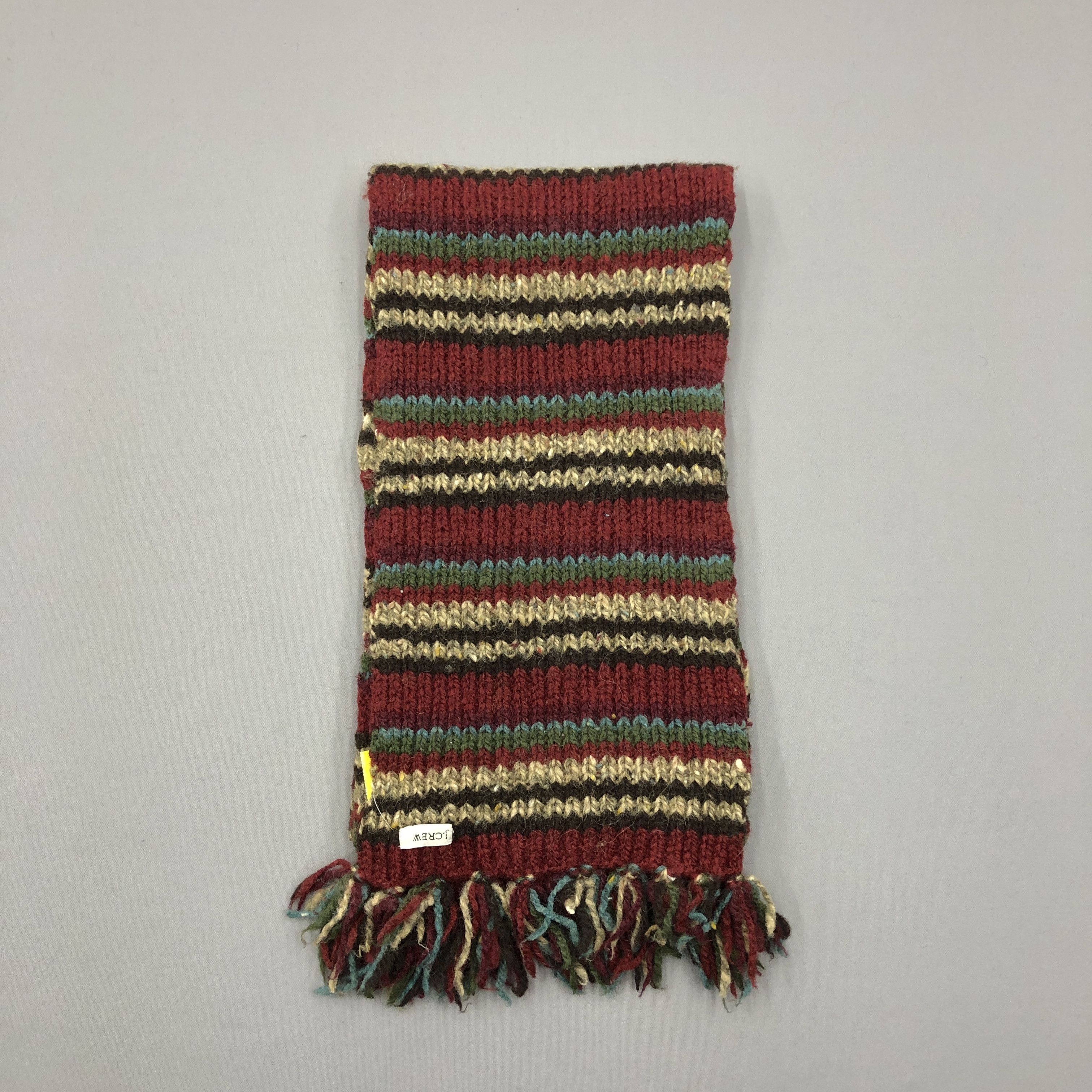 J.Crew Vintage J.Crew Scarf Ribbed Knit Wool Cashmere Scarves Size ONE SIZE - 3 Thumbnail