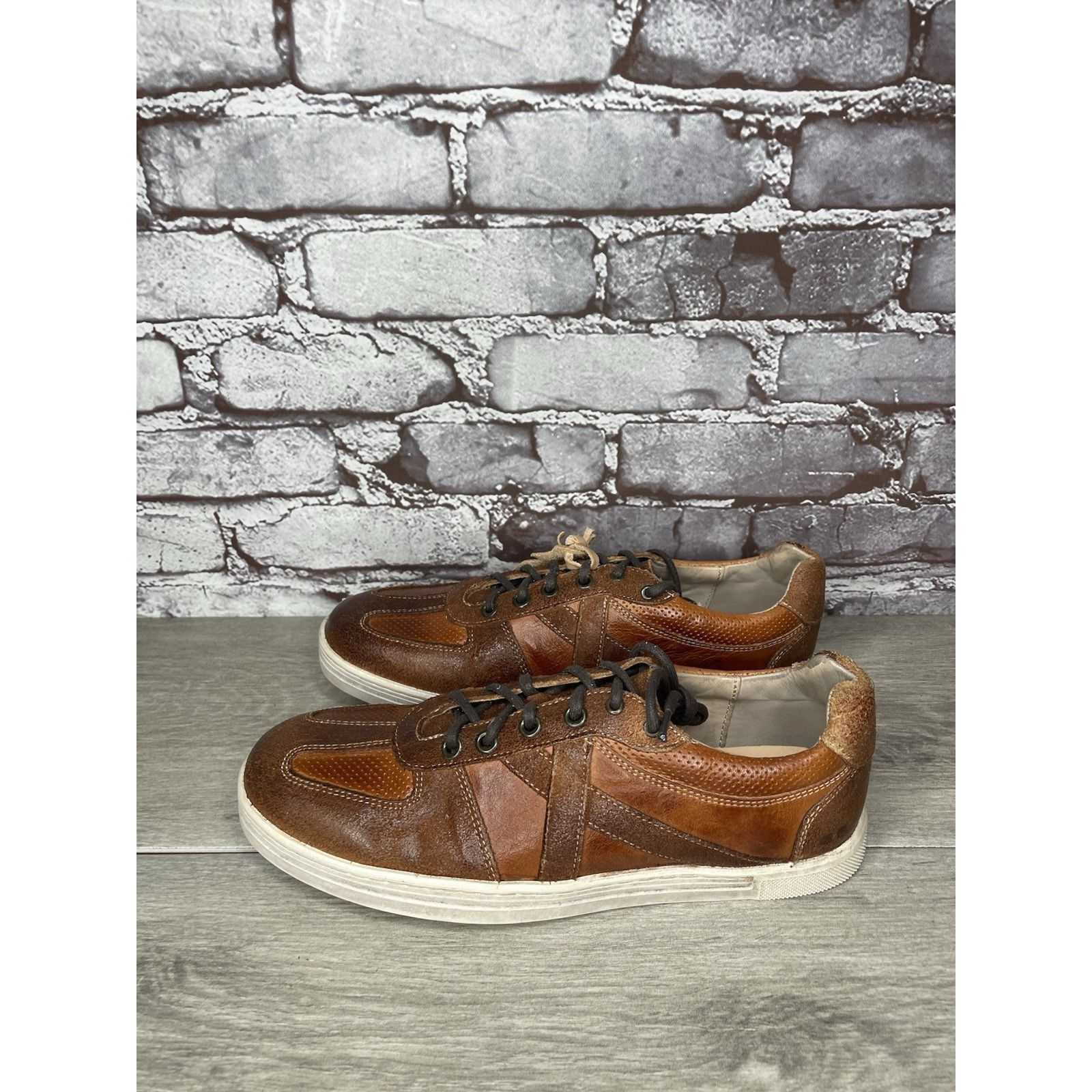 Bed Stu Bed Stu Muller Brown Leather Low Top Casual Lace Up Shoes Me Size US 8.5 / EU 41-42 - 19 Thumbnail